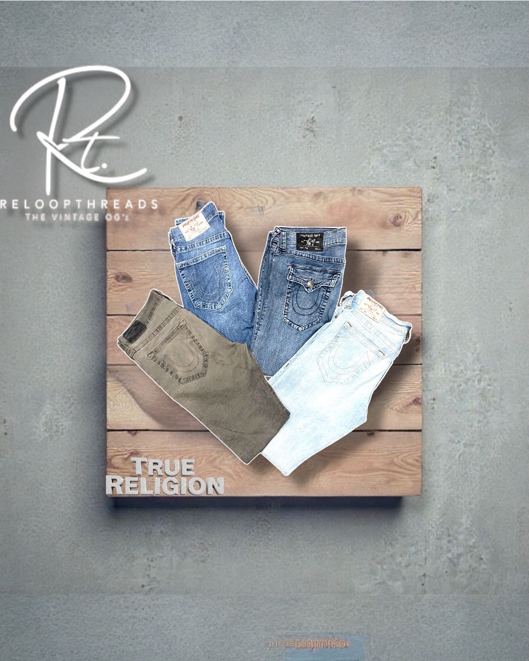 RT 1435 True Religion Men Mix Jeans
