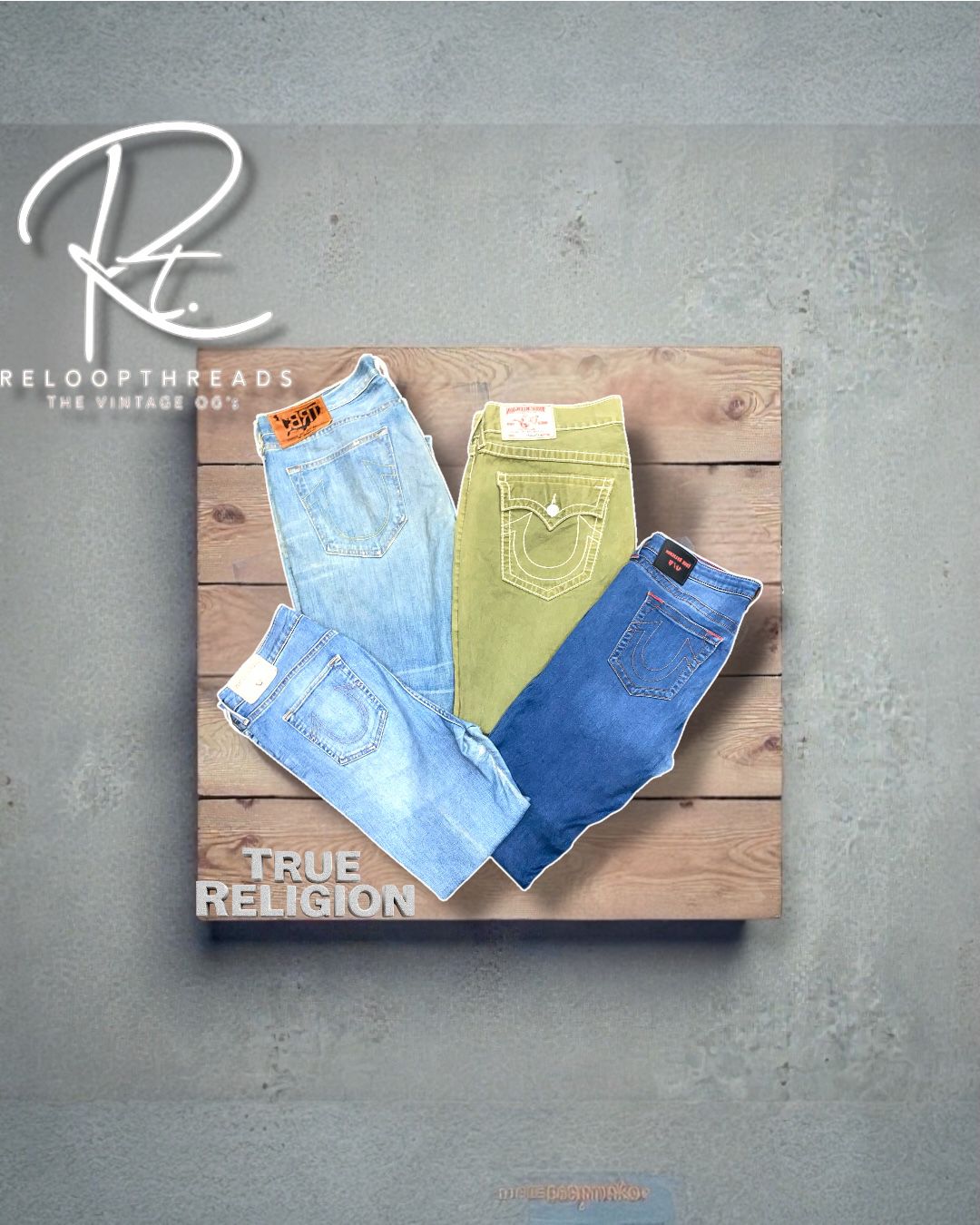 RT1436 True Religion Men Mix Jeans