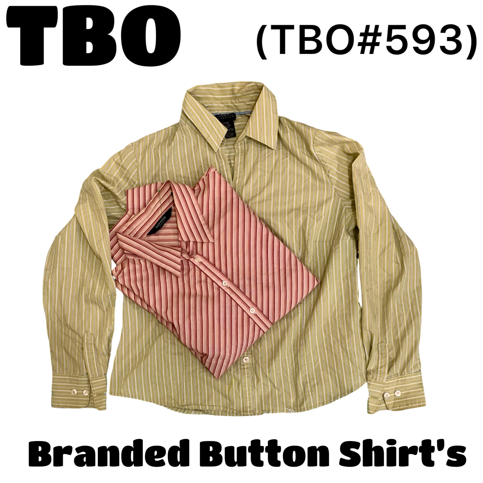 Branded button shirt’s #593
