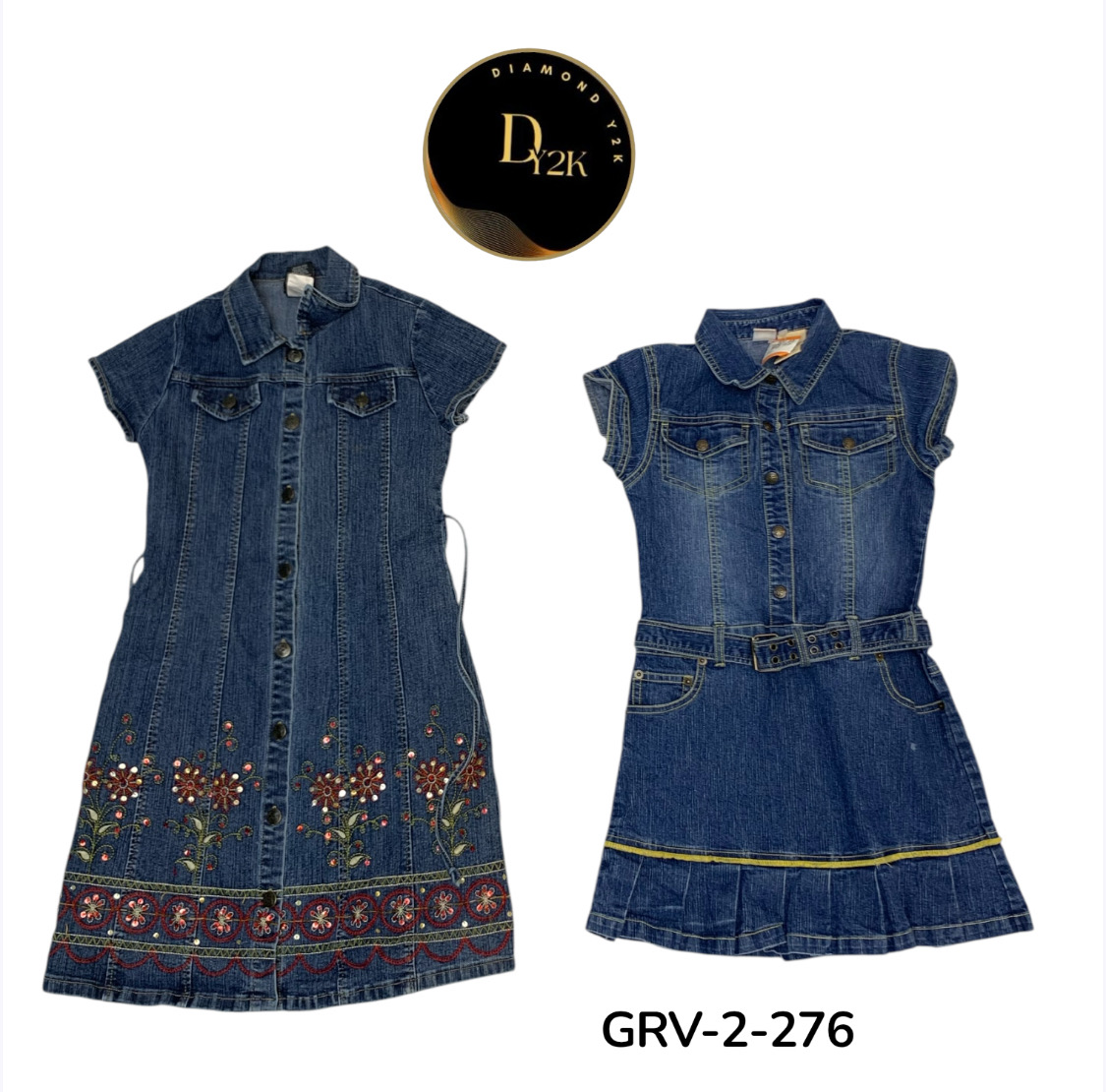 Y2k denim dress (GRV-2-276)