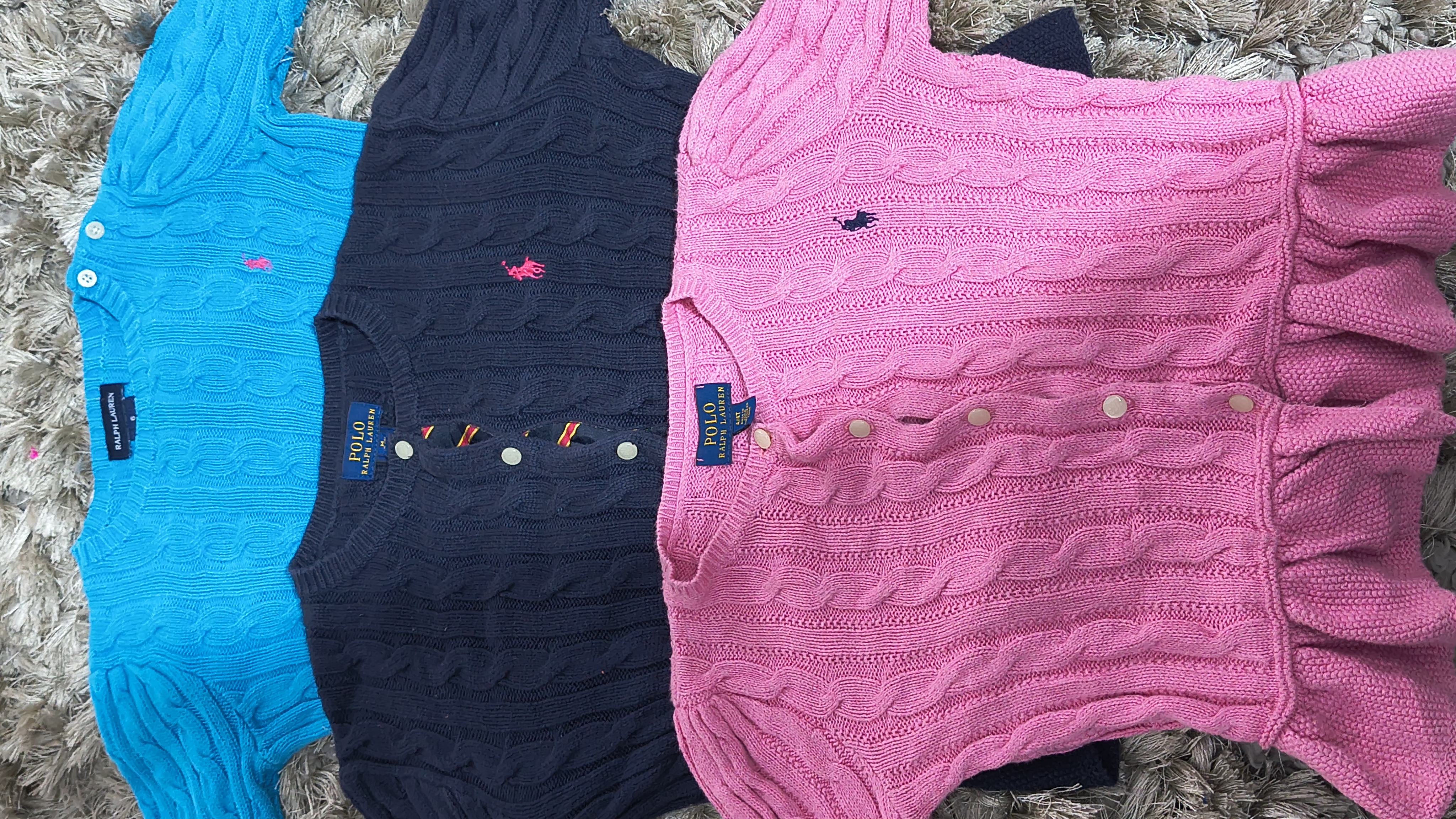 Ralph Lauren tricot cable enfants taille