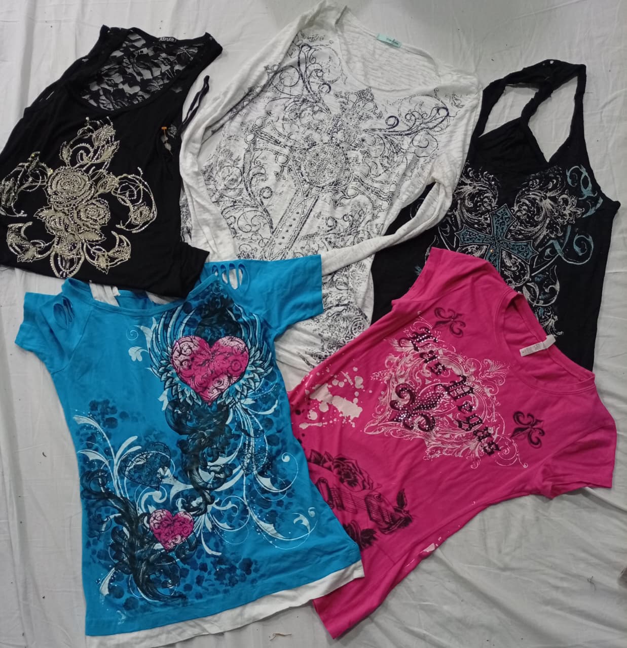 CR6934 Y2K Baby Tees