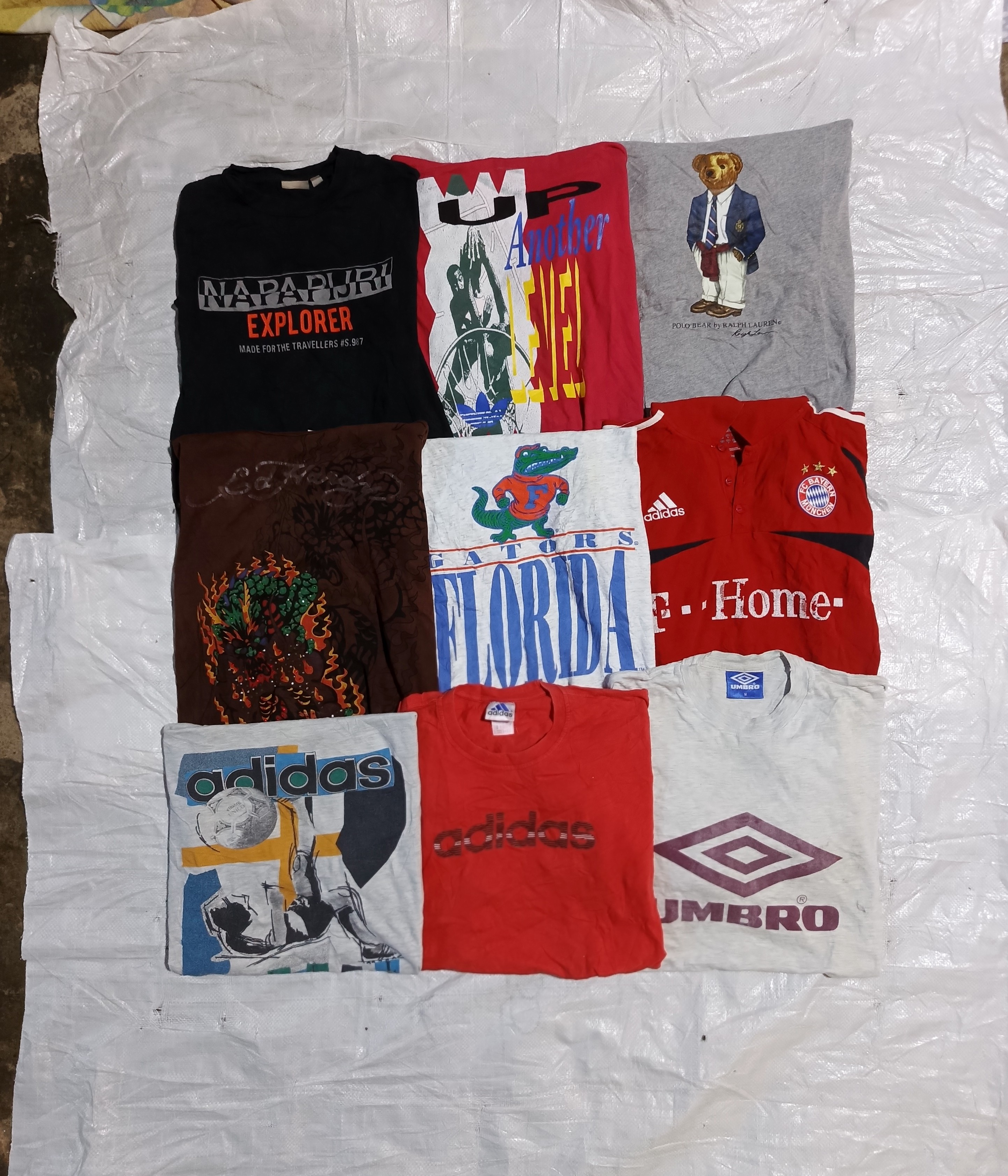 vintage branded mix t shirts