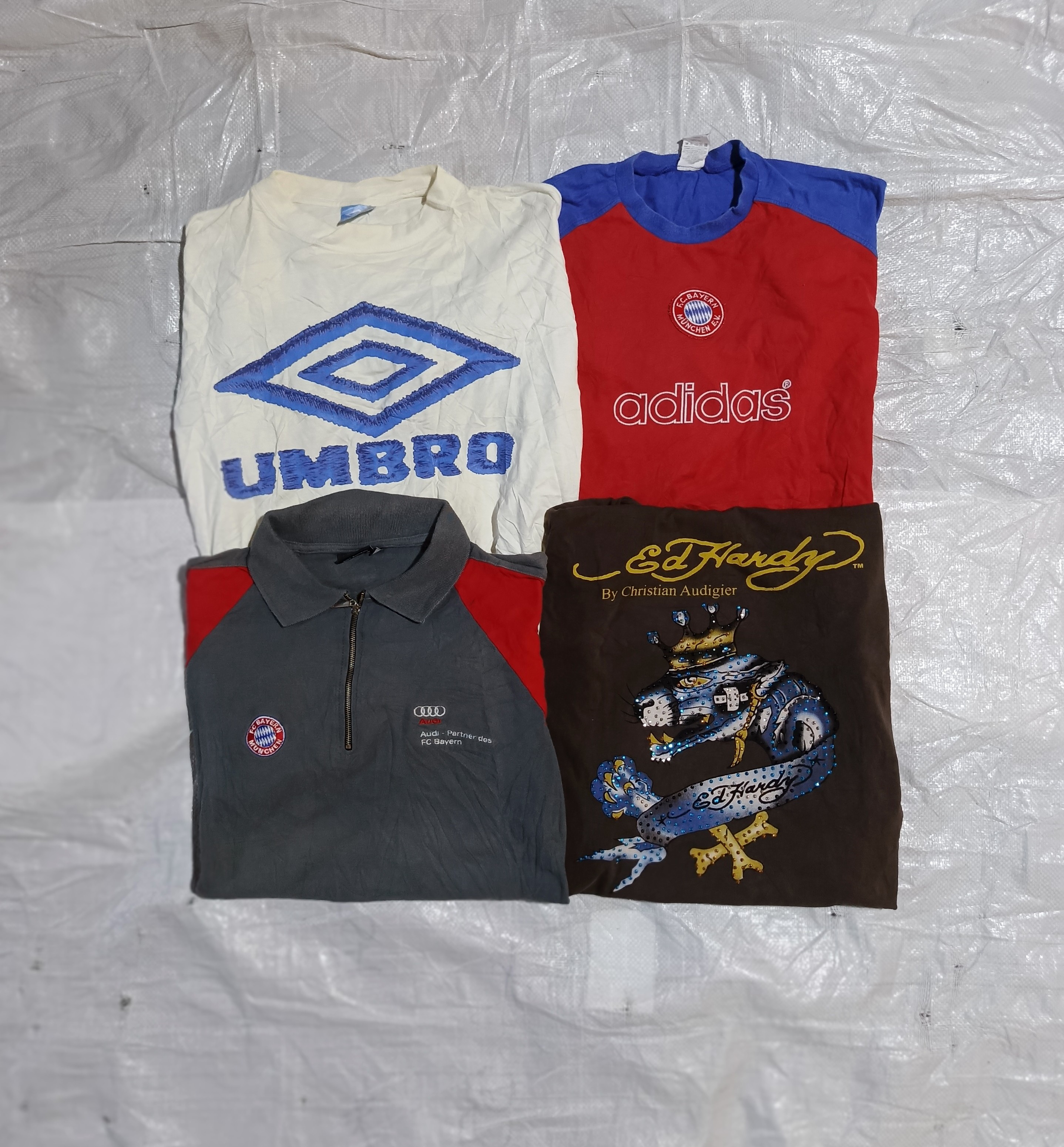 Ed hardy and vintage mix brand t shirts