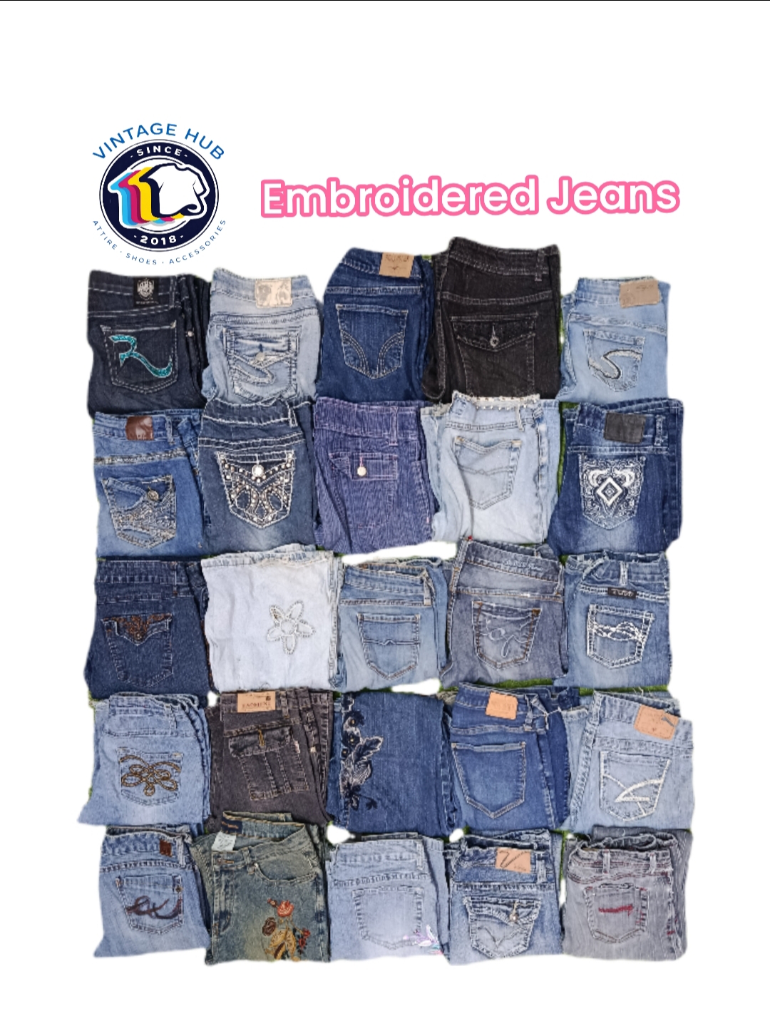 Embroidered Jeans