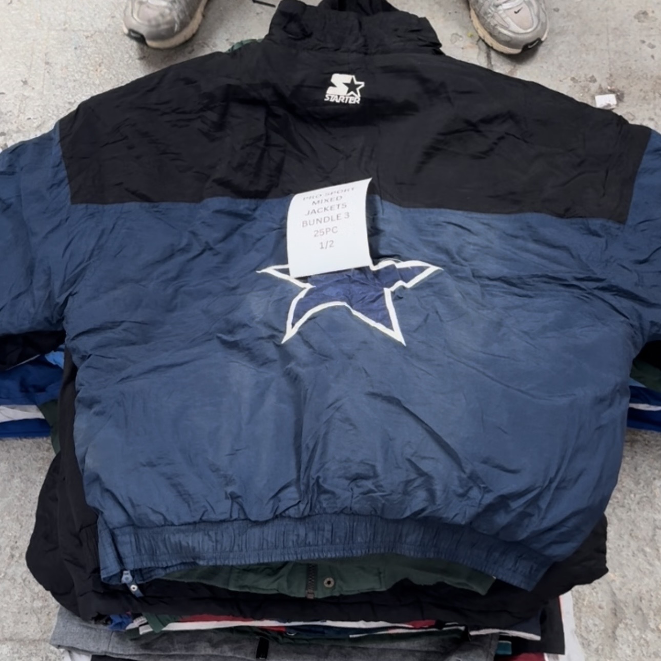 VINTAGE PRO SPORT MIXED JACKET EXACT BUNDLE - GRAD..