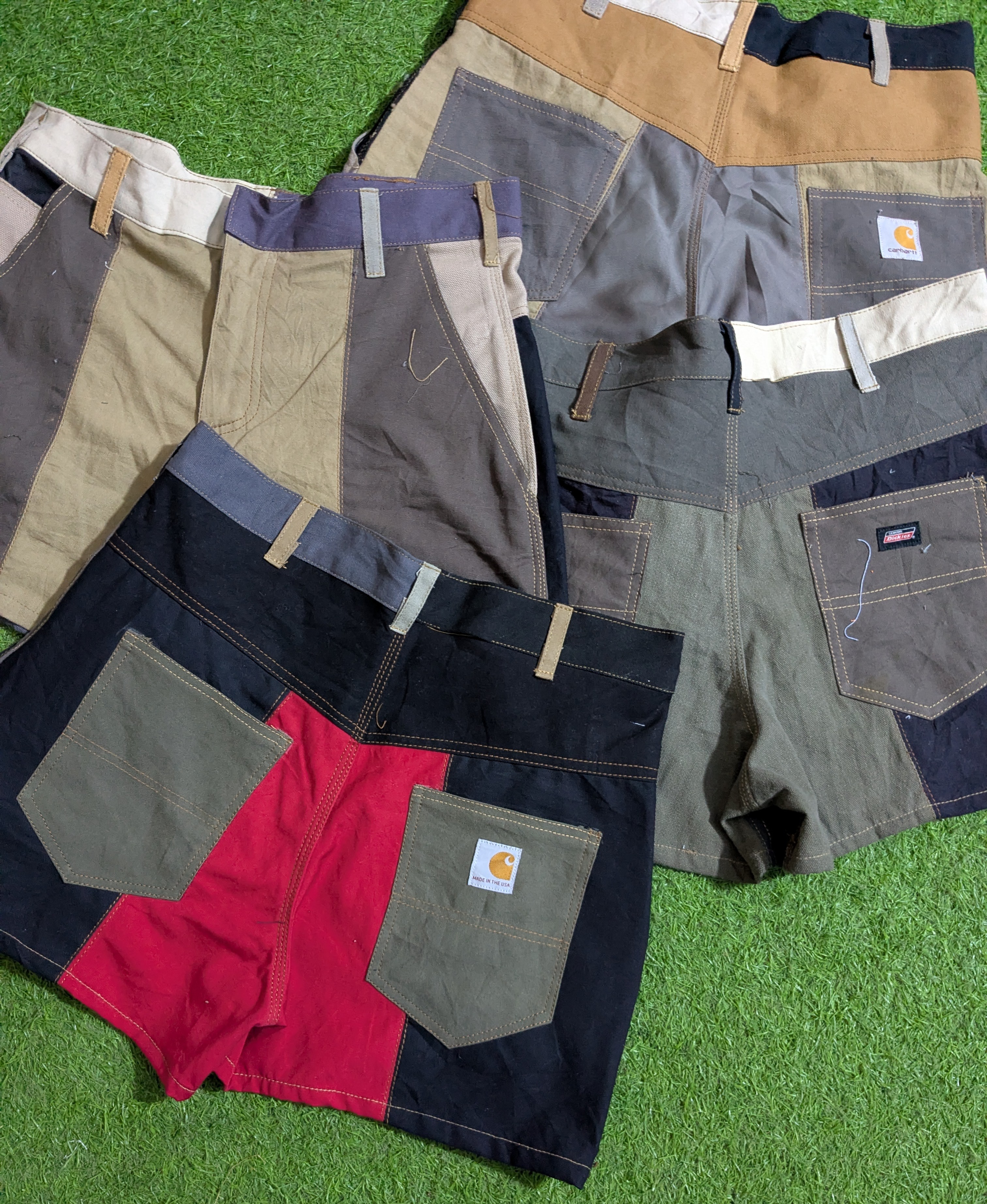 Upcycle Carhartt & Dickies Mini Shorts