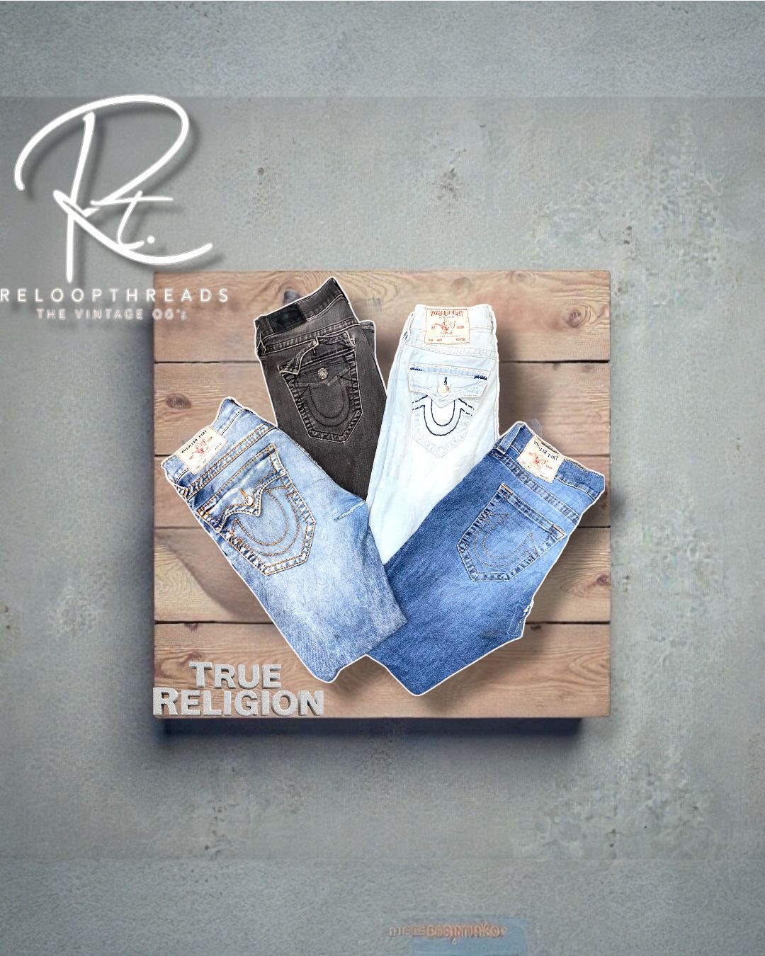 RT 1438 True Religion Men Mix Jeans