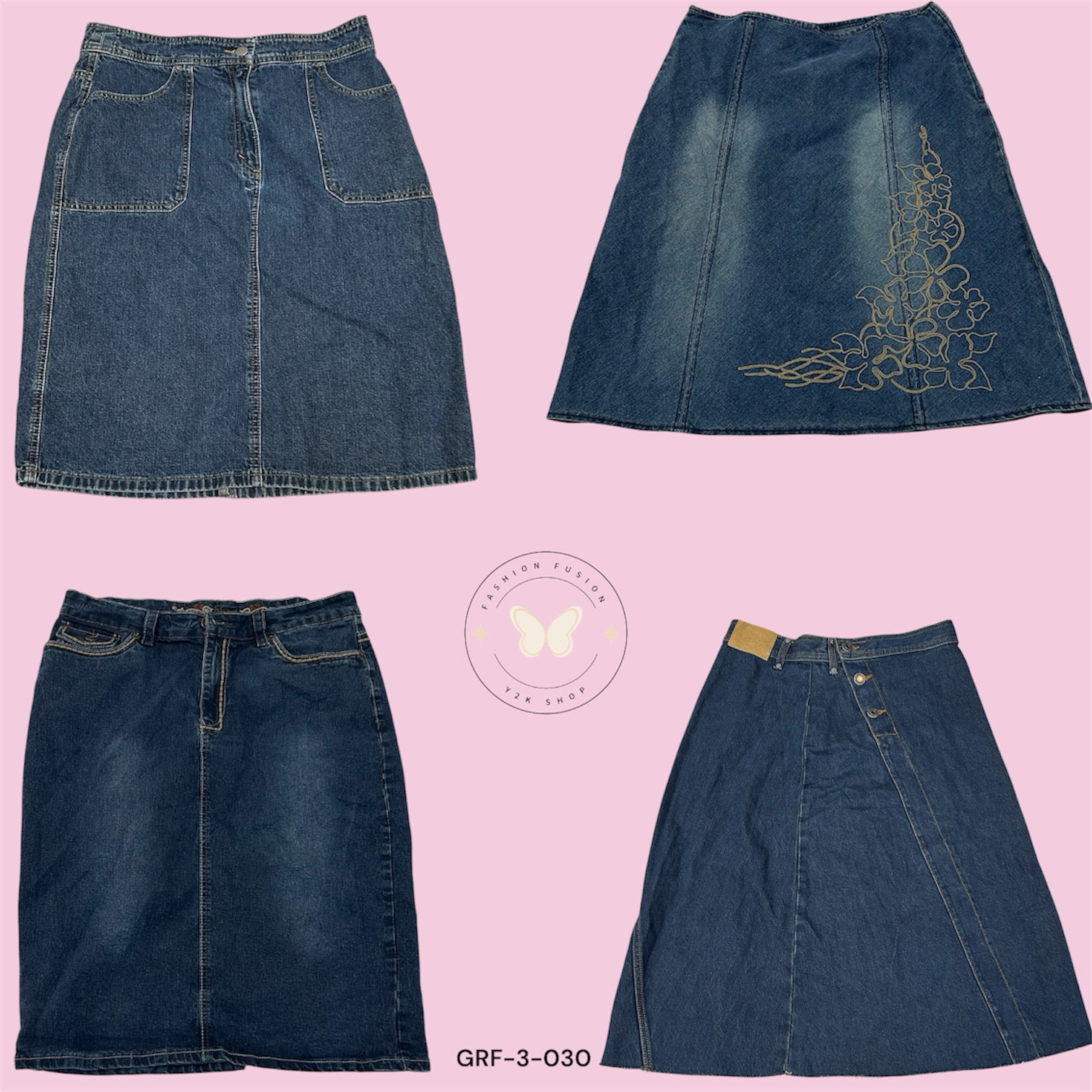 High-Waist Denim Skirt – Flattering & Comfortable ..