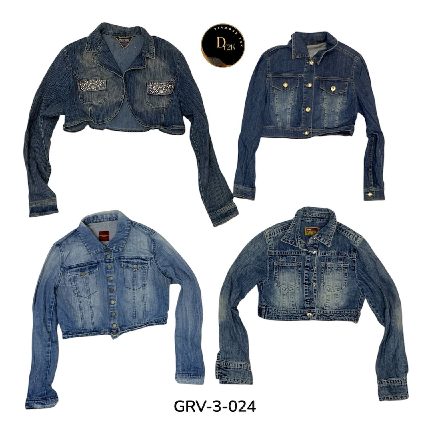 Vintage Y2K Denim Jacket – Classic 2000s Retro Sty..