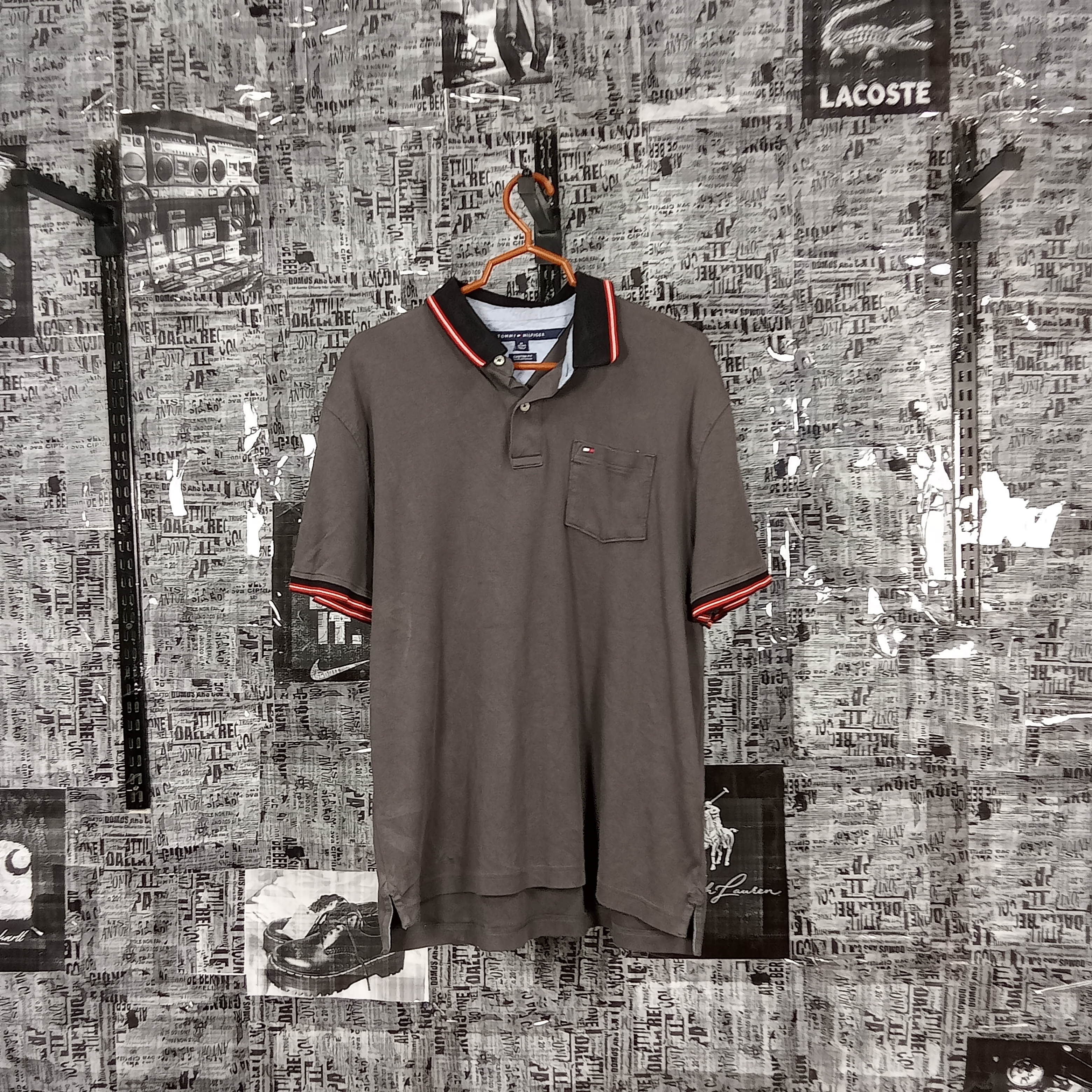 TOMMY HILFIGER POLO SHIRTS - CREW NECK T-SHIRT BUN..