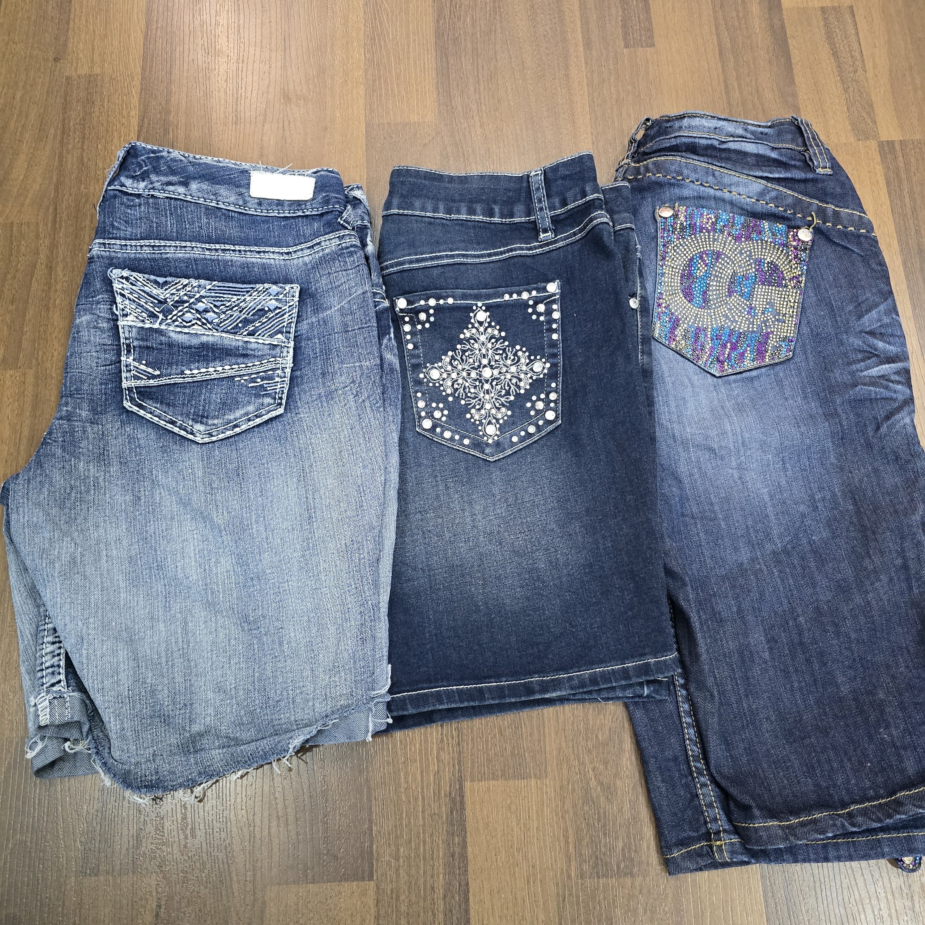 AV-1150 Y2K Style Denim Short
