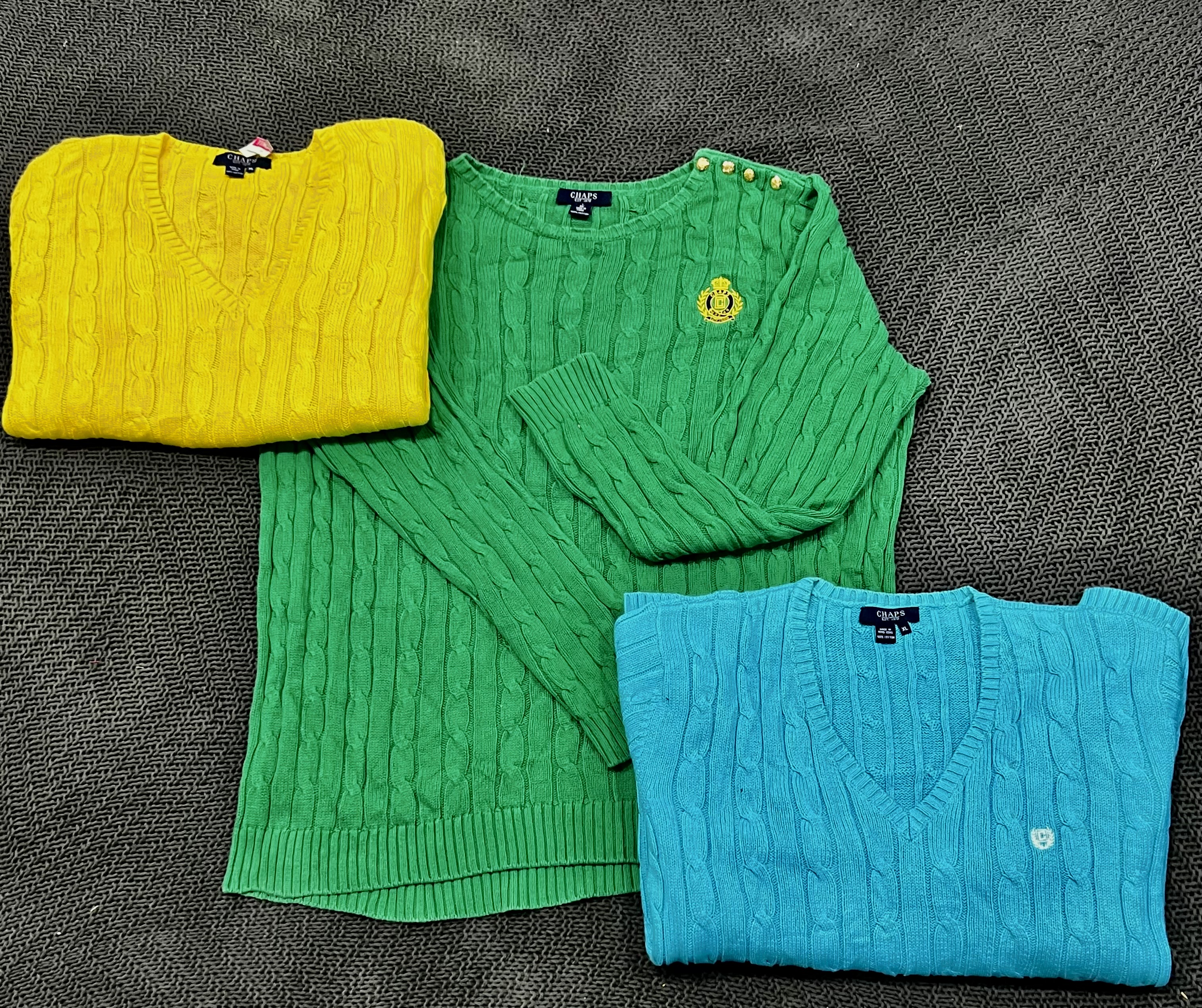 Chaps Cable Knitwear Sweaters - (REV#965)
