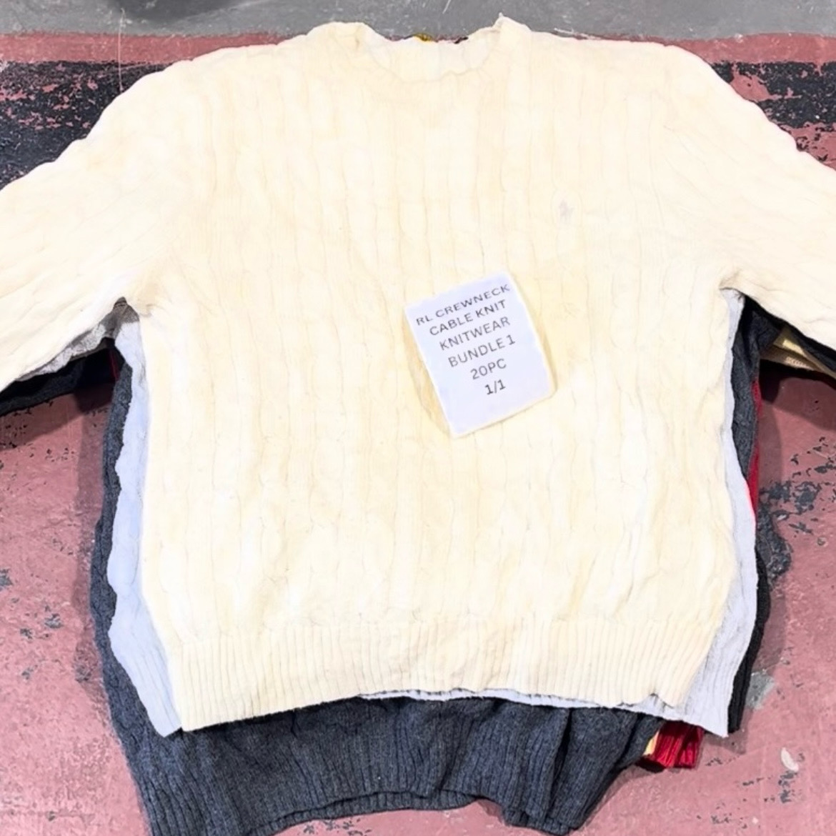 RALPH LAUREN CREWNECK CABLE KNITWEAR