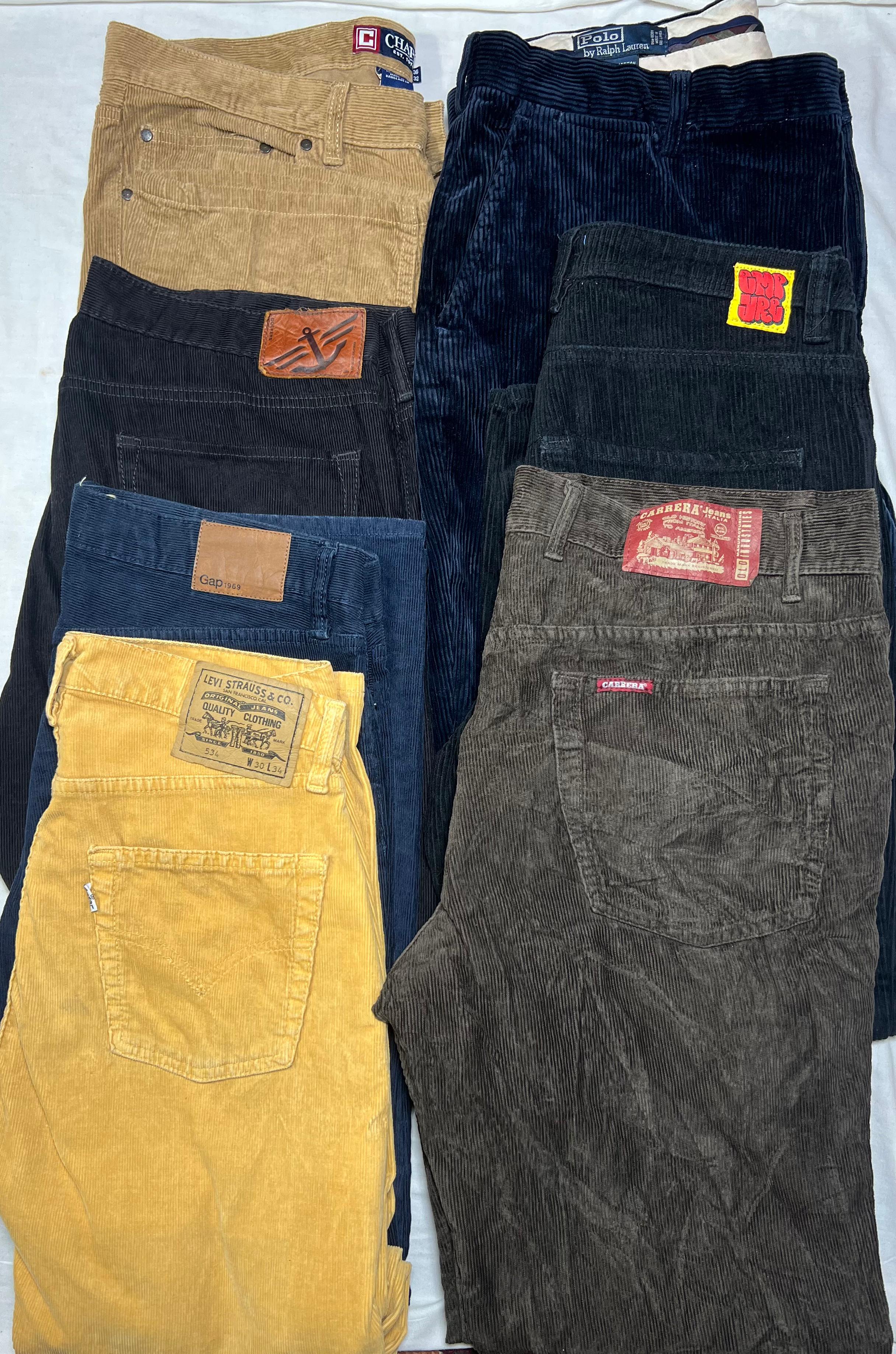 Mixed brand corduroy trousers