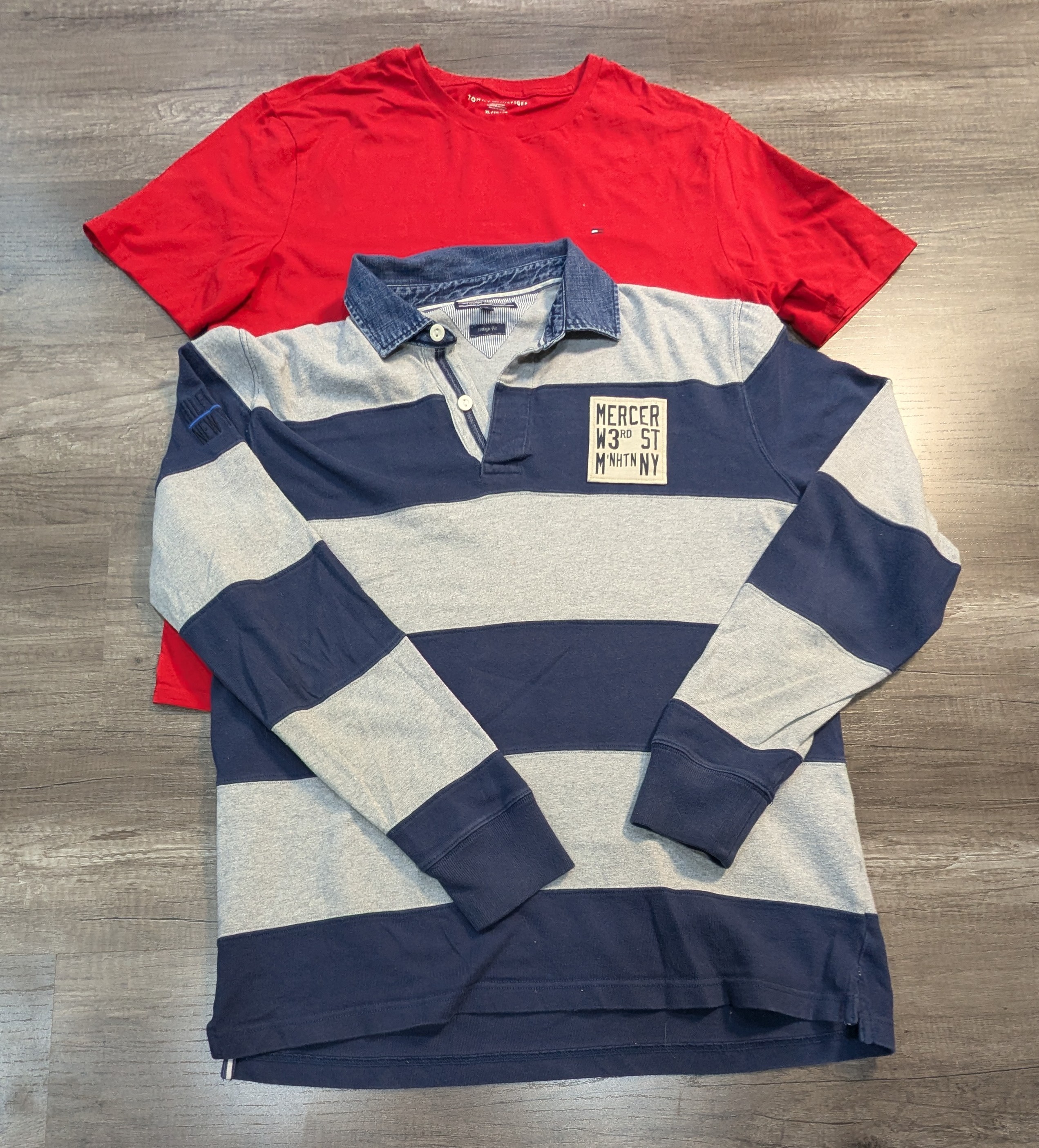 4210 - Tommy Hilfiger Half and Full Sleeves T-Shir..