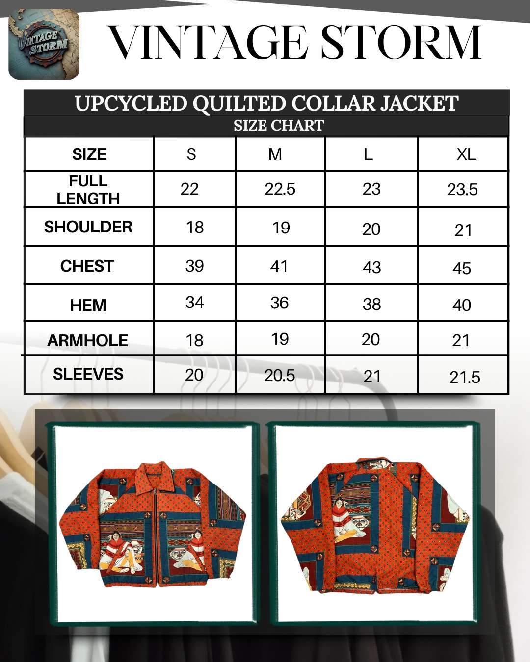 Upcycled Quilted Collar Jacket