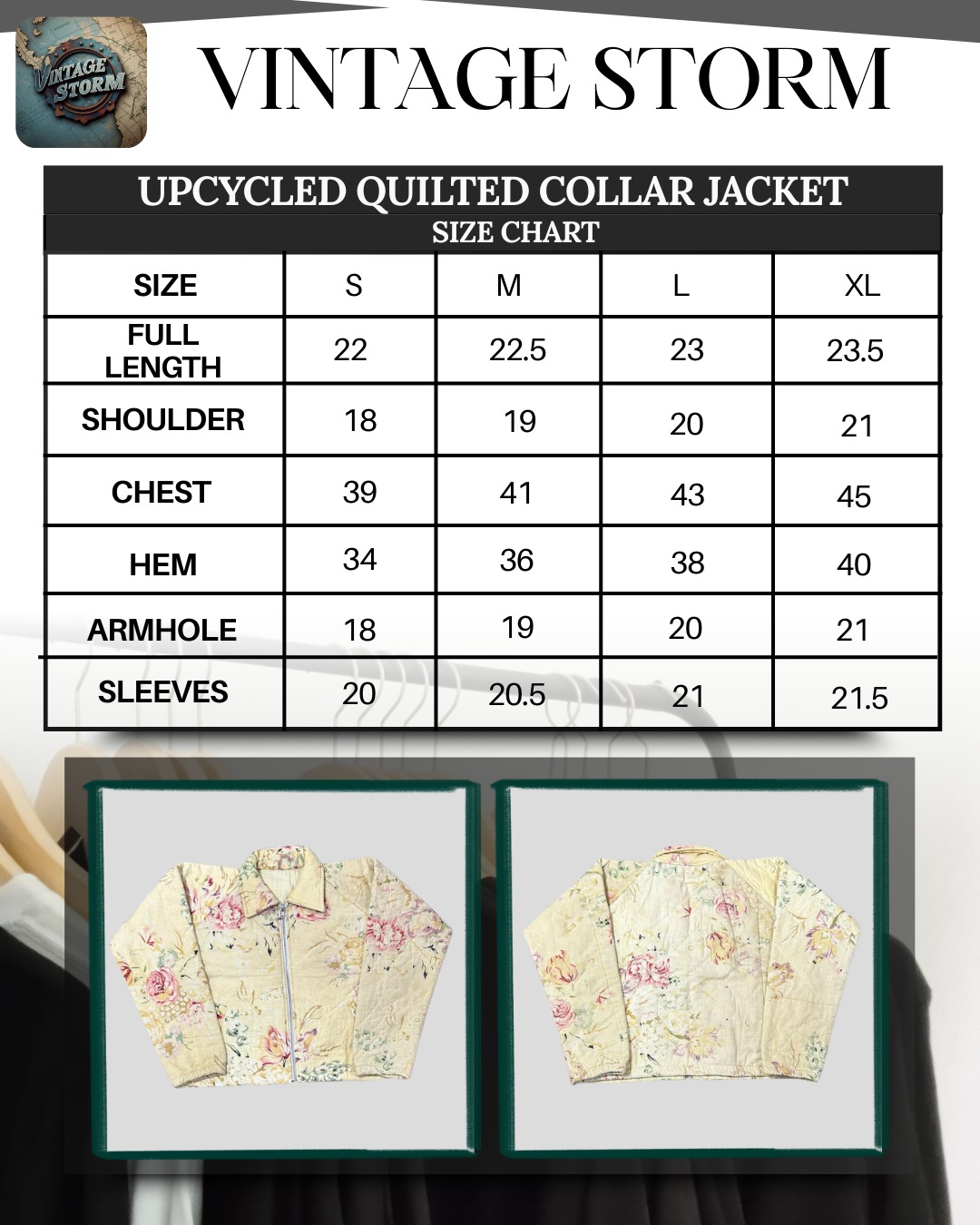 Upcycled Quilted Collar Jacket