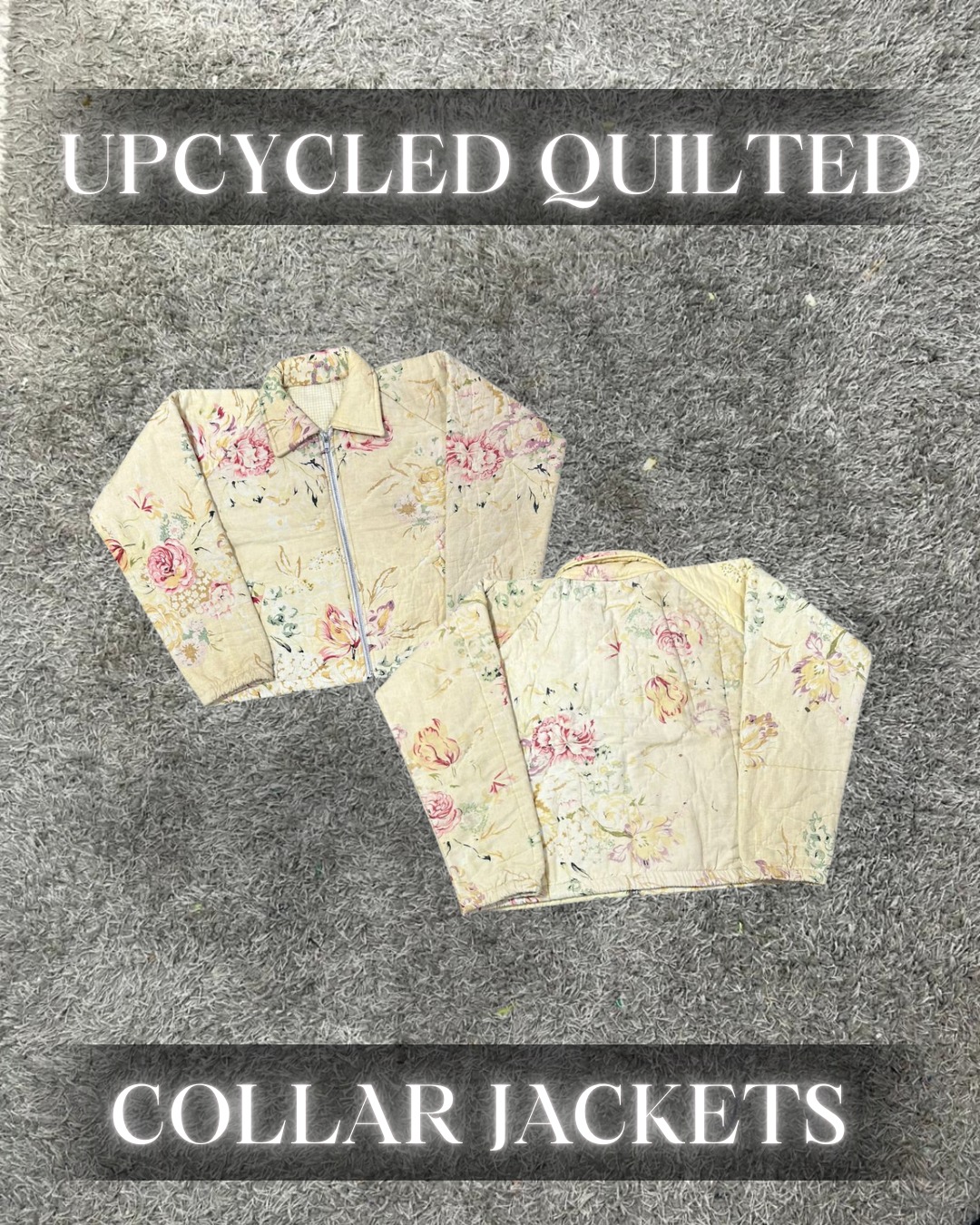 Upcycled Quilted Collar Jacket