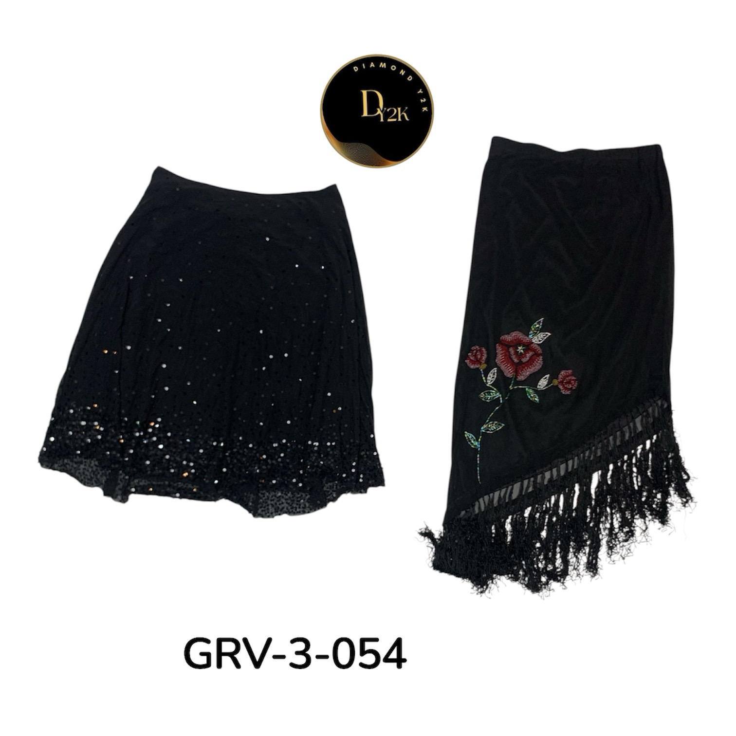 Vintage Y2K Poly Skirt – Retro 2000s Women’s Fashi..