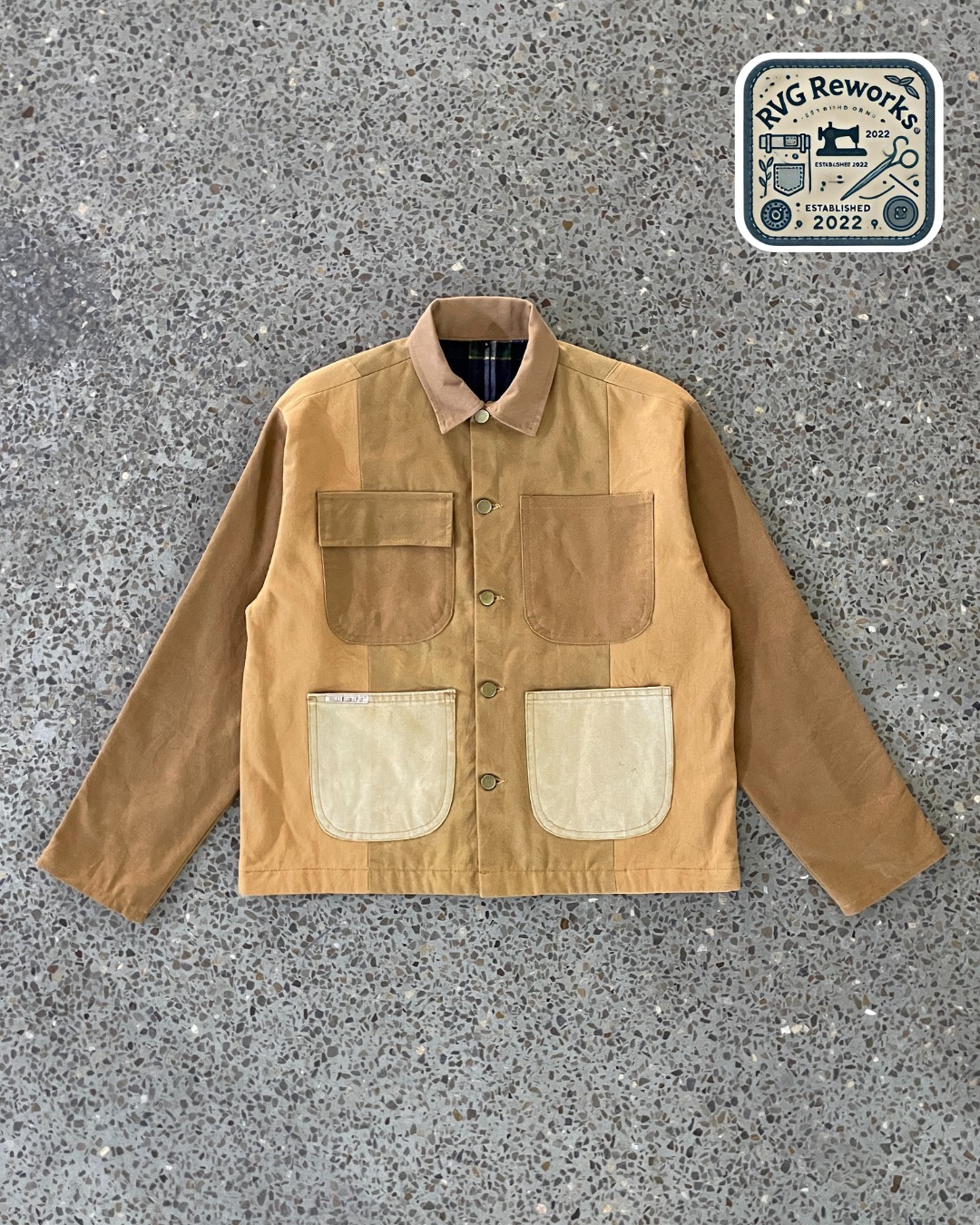 Upcycled Chore Pocket Workwear Jacket