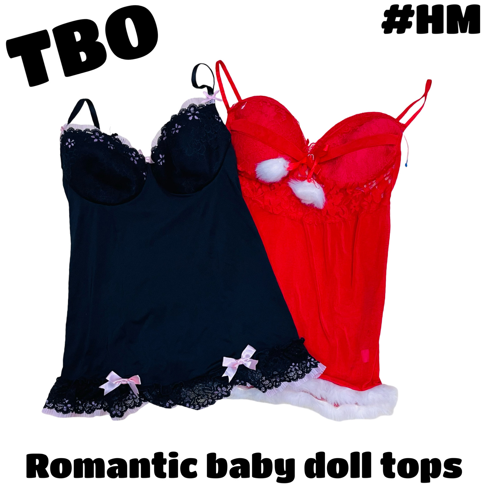 Romantic baby doll tops