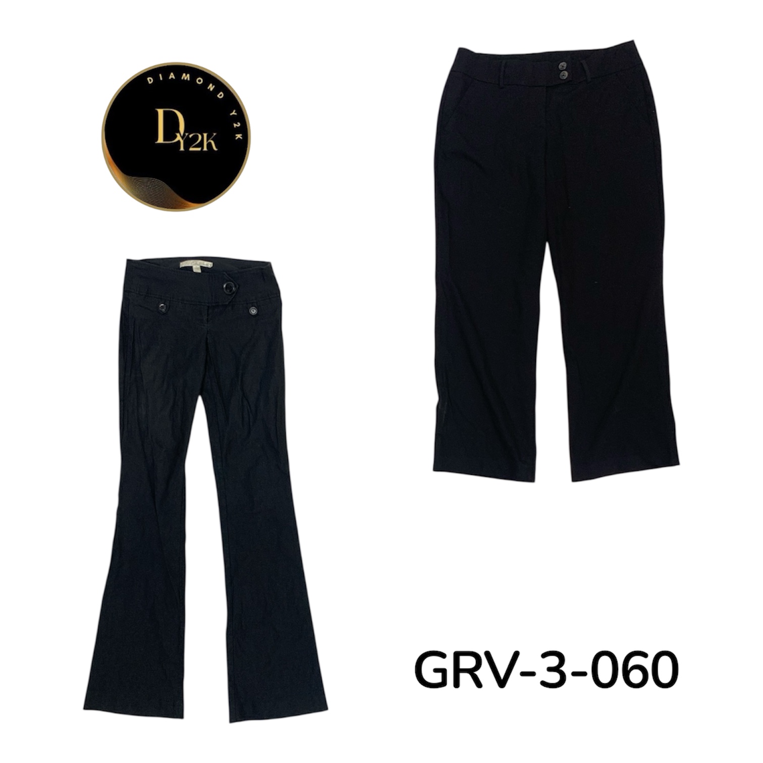 Black black poly pant (GRV-3-060)