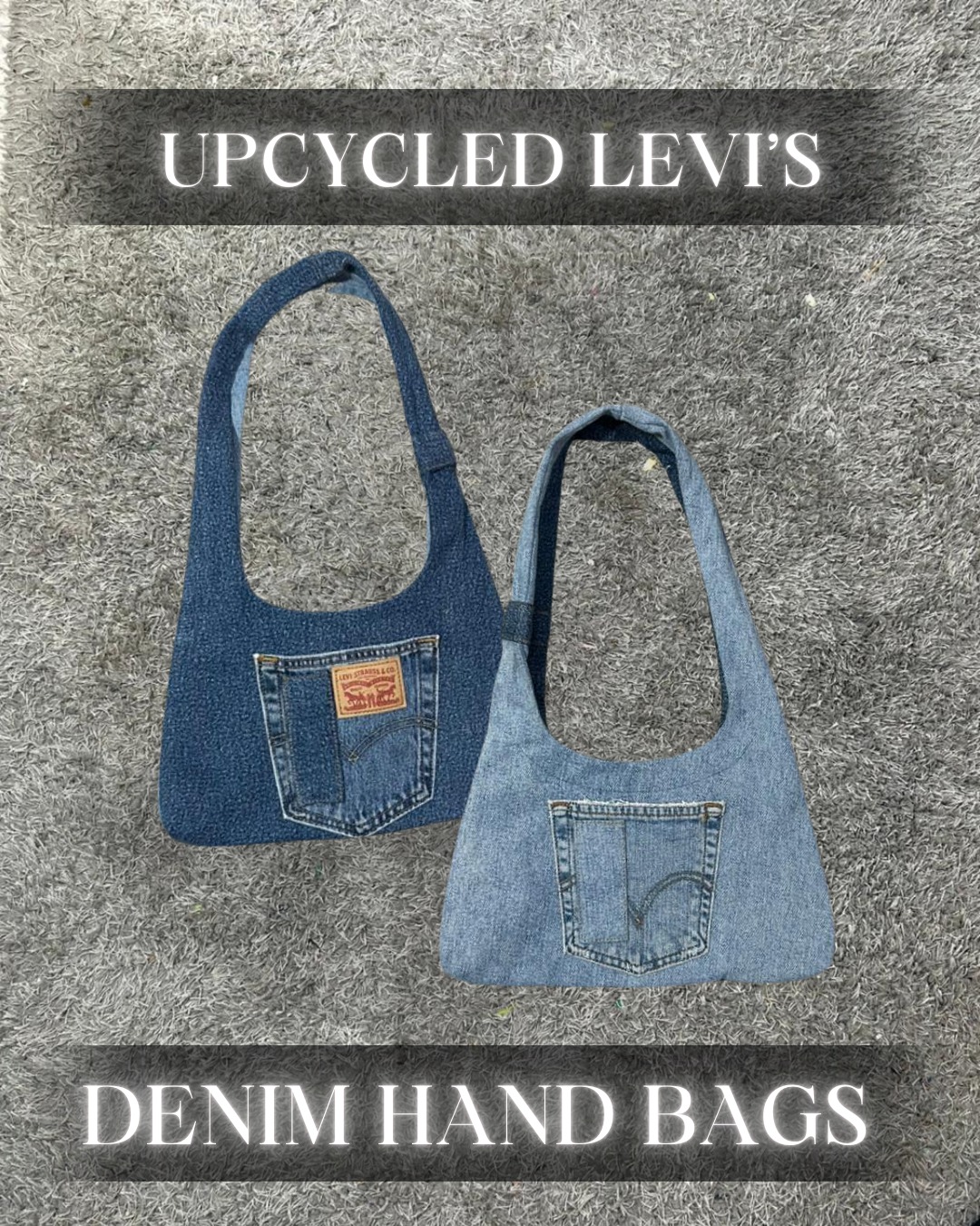 Upcycled Levi's Denim Hand Bag