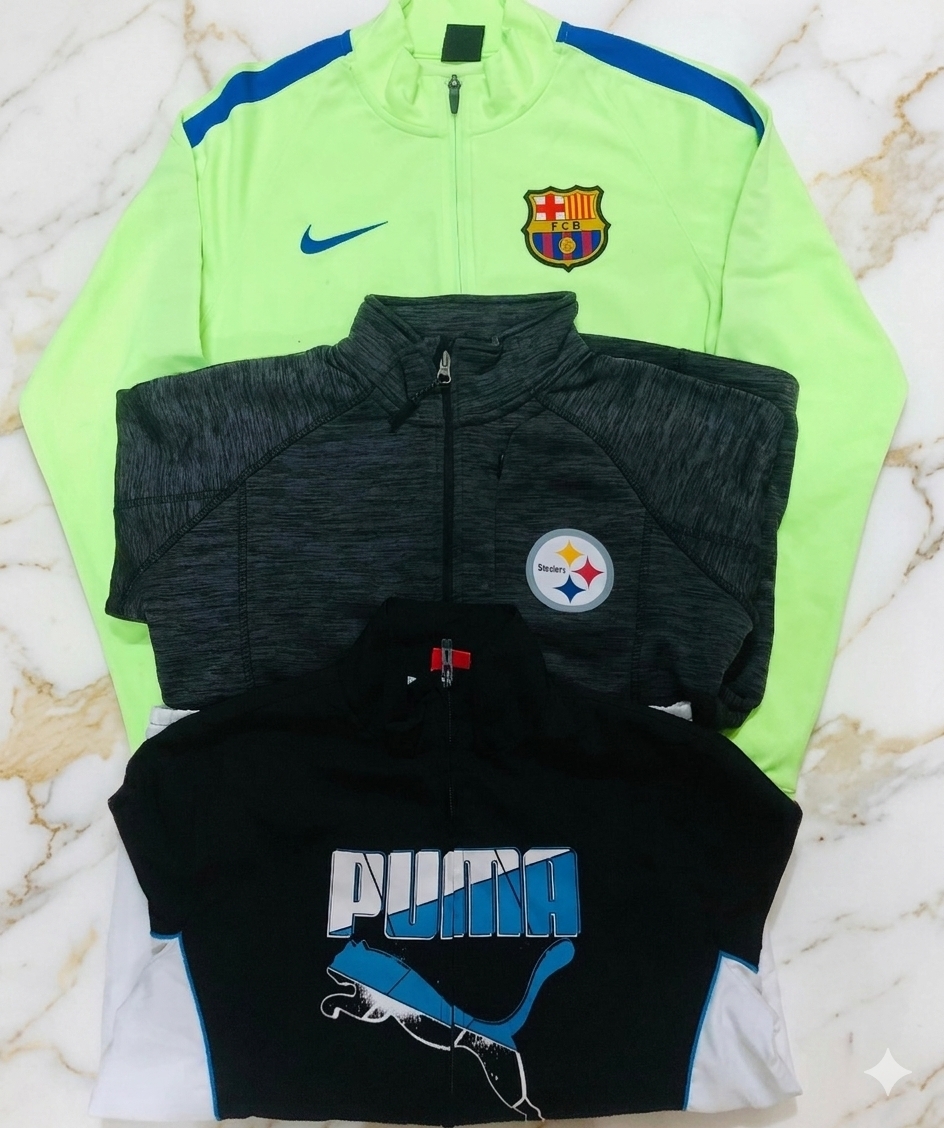 Mix brands track jackets