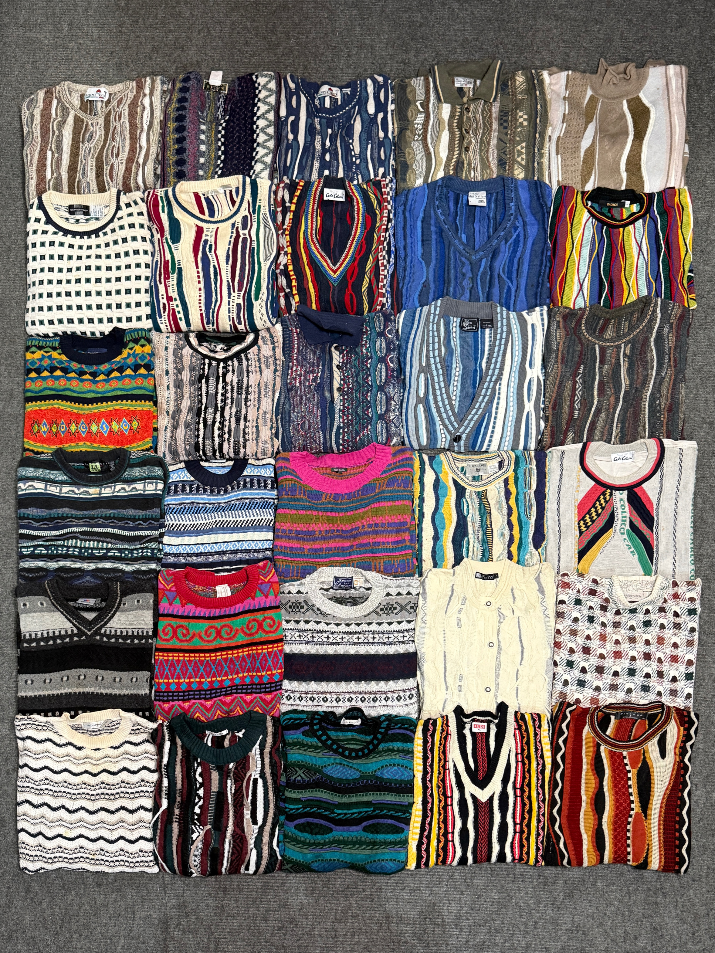 vintage coogi style sweaters