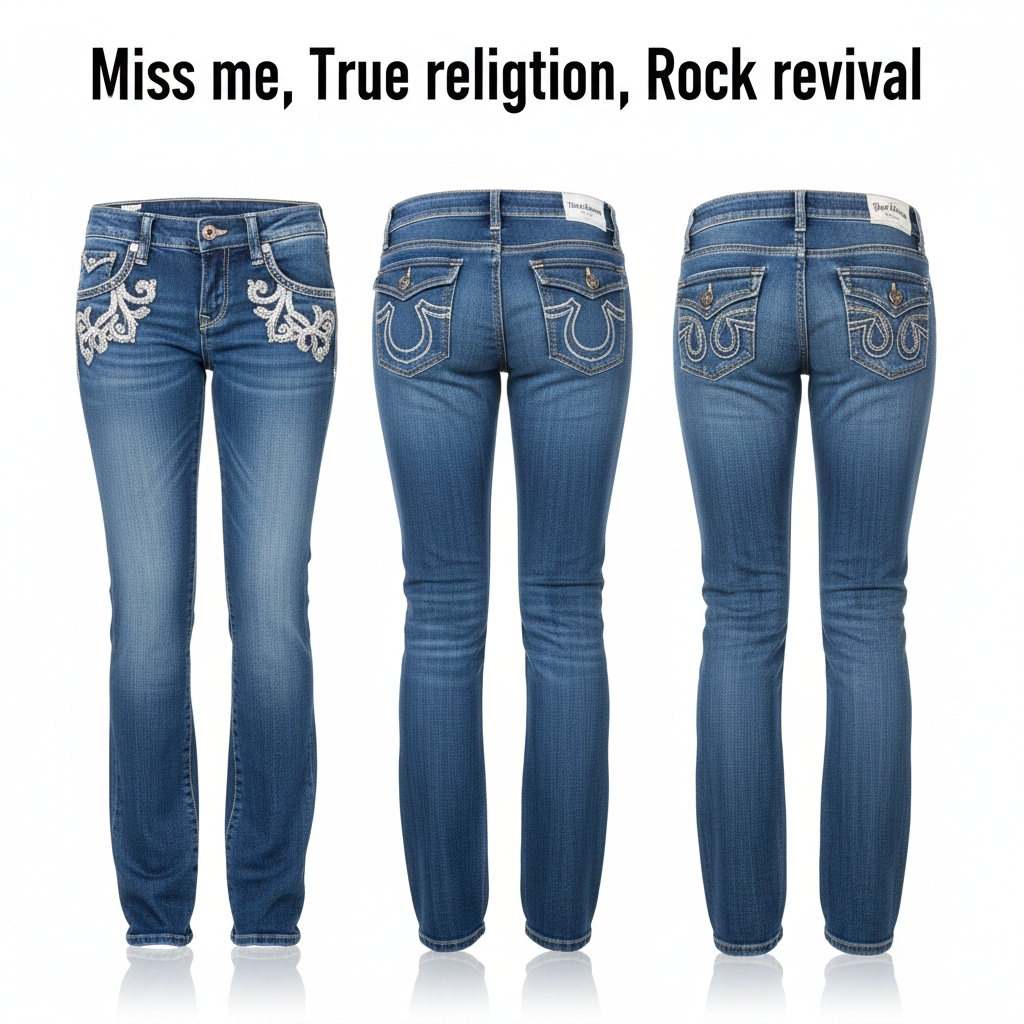 Miss Me, True Religion, Rock revival jeans