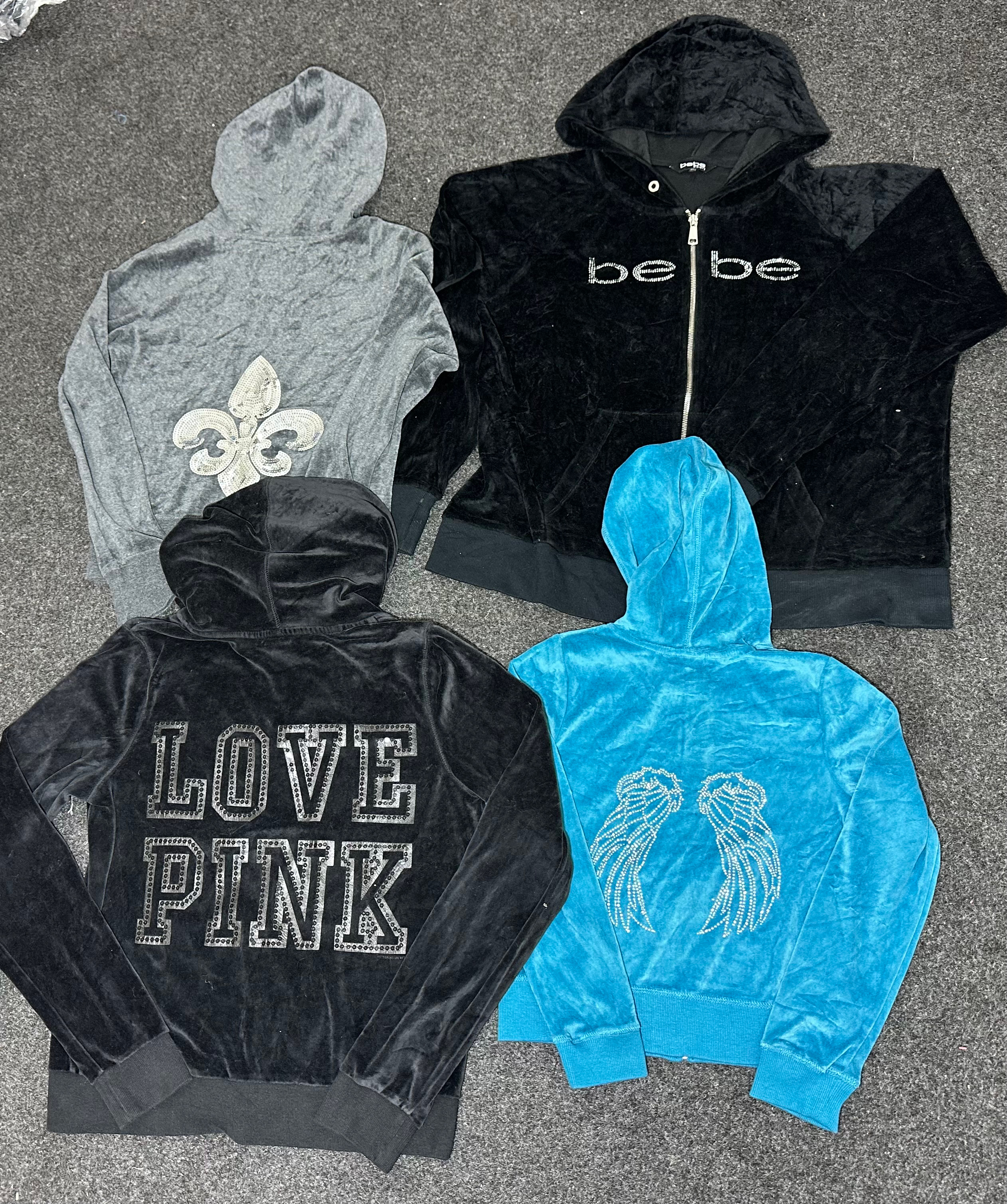 Mixed Bundle Of Pink By Victoria Secret,Bebe & Pin..