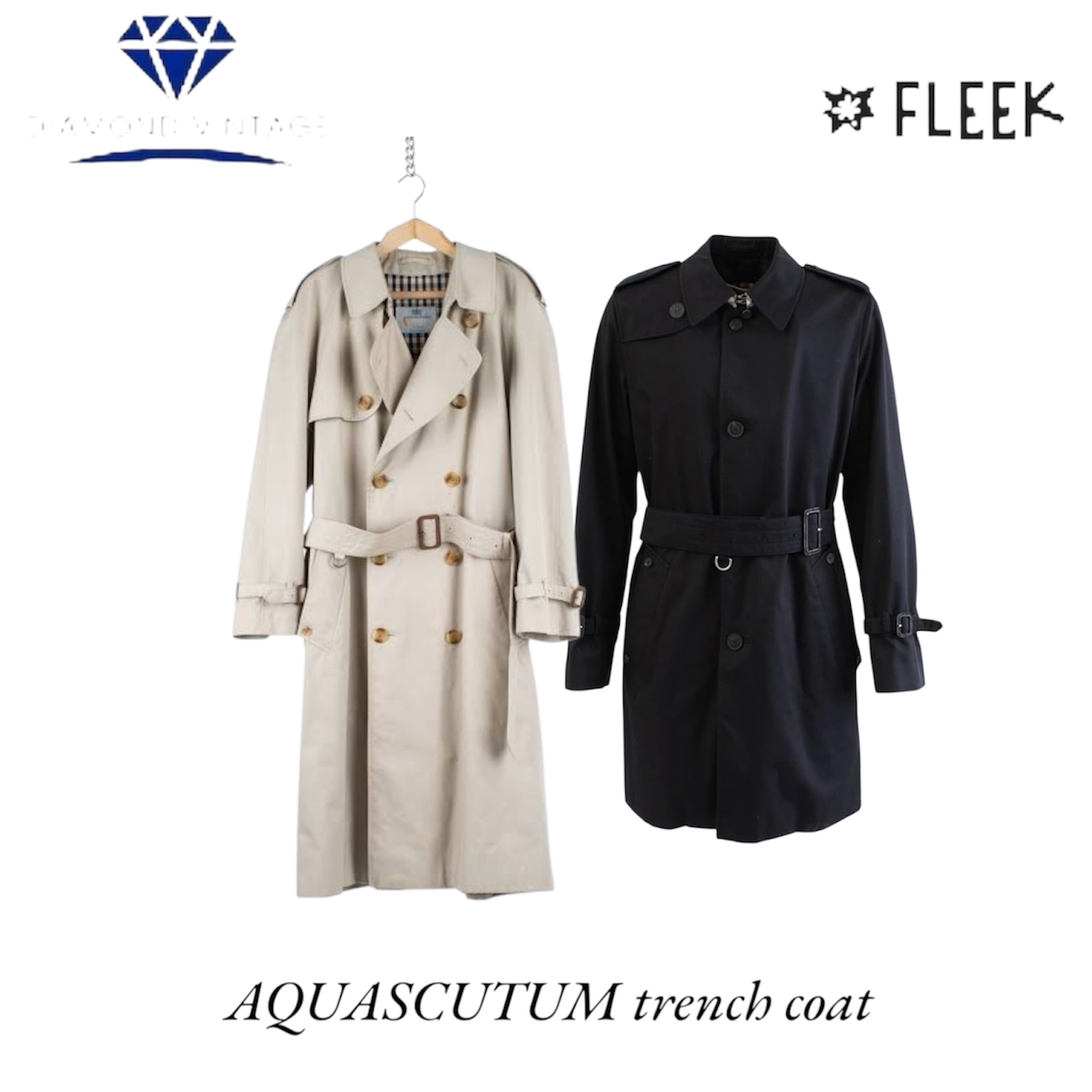 Aquascutum Trench Coat  (DV -02-359)