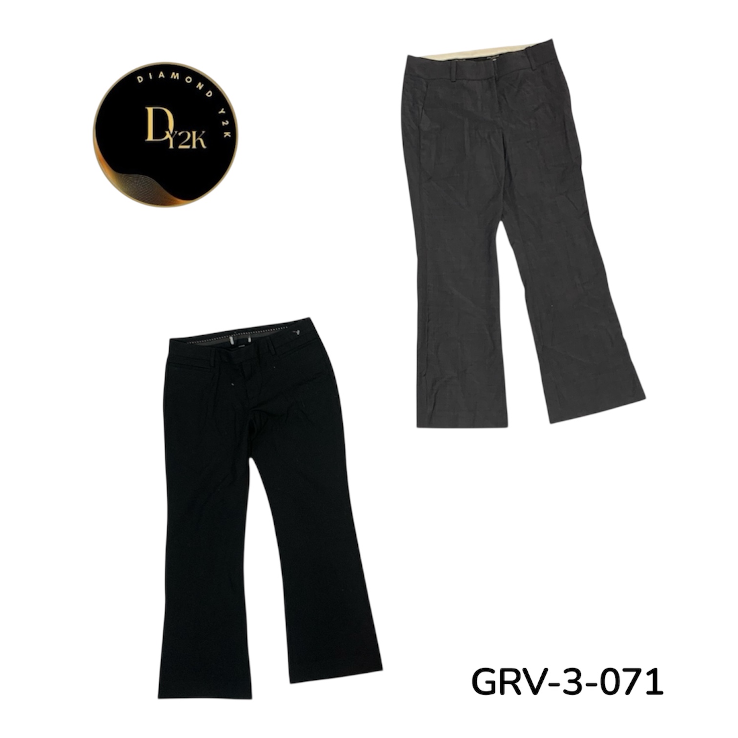 Y2K Black Poly Pants – Classic Vintage Streetwear ..