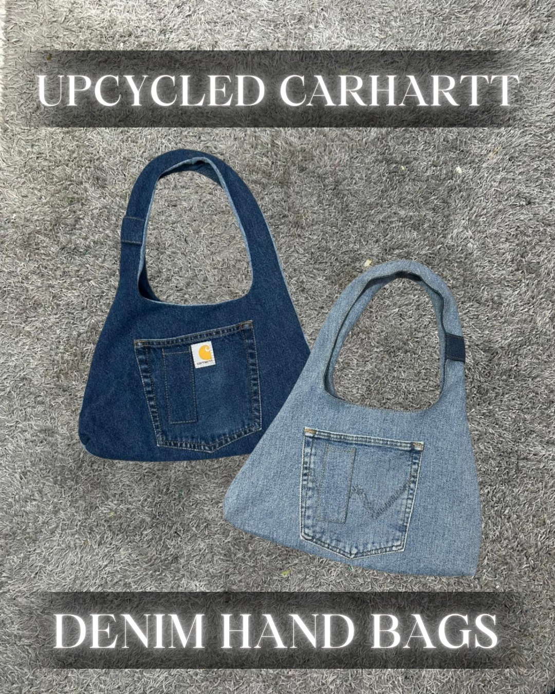 Upcycled Carhartt Denim Hand Bag