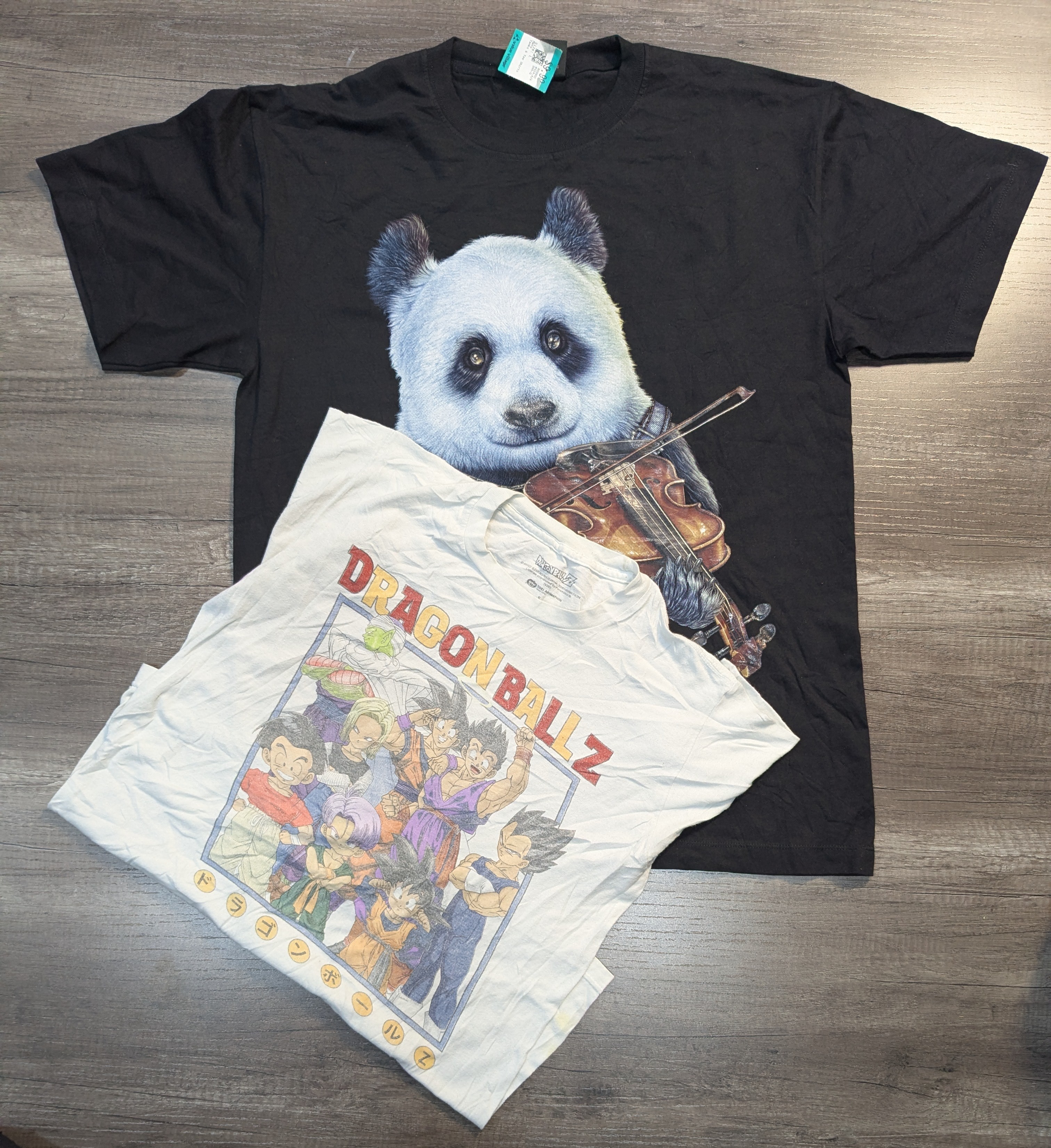 4241 - Vintage-Stil T-Shirts mit halben Ärmeln und..