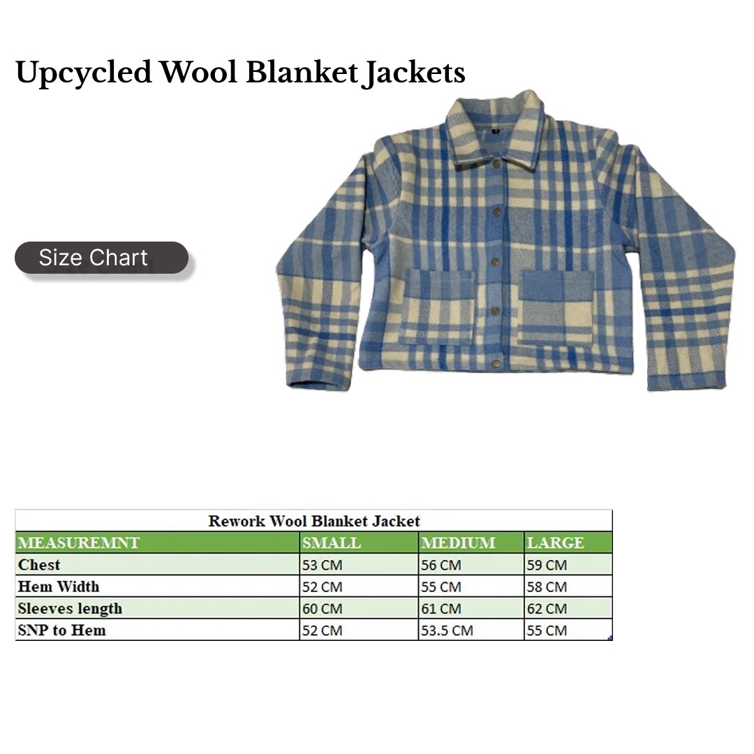 Upcycled Wool Blanket Jackets