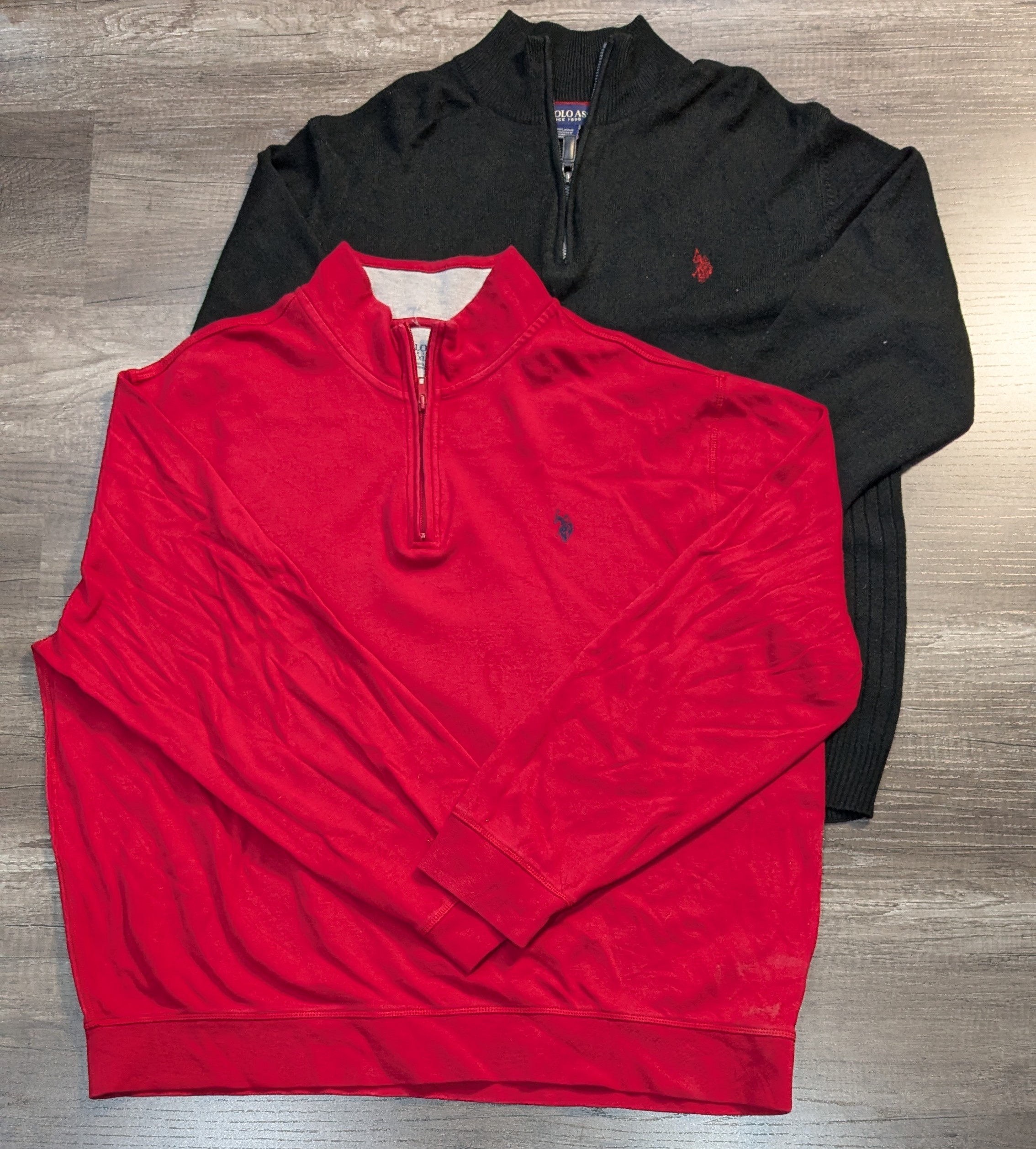 4257 - US Polo ¼ Zip
