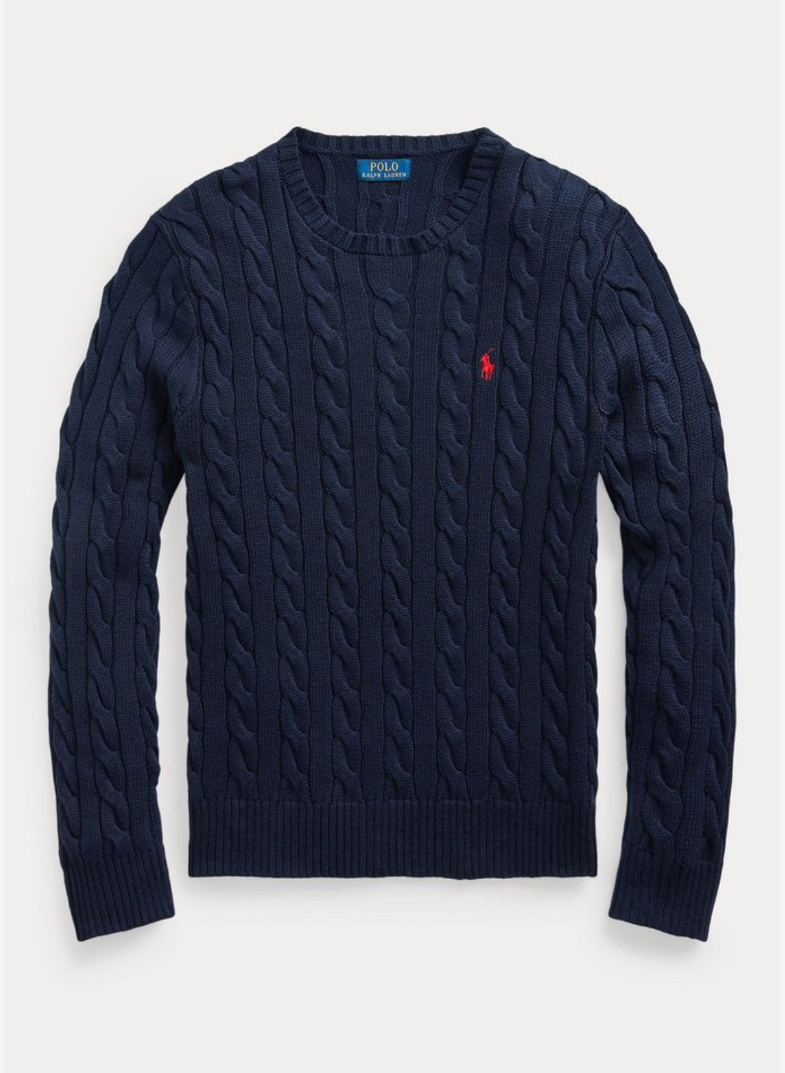Polo RL cable knit