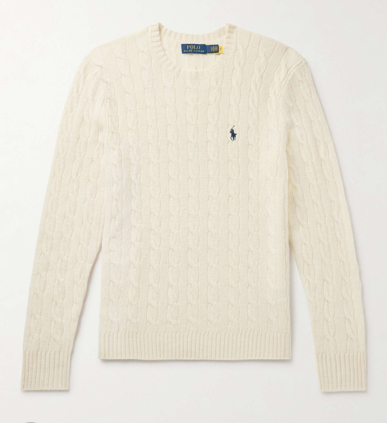 Polo cableknit