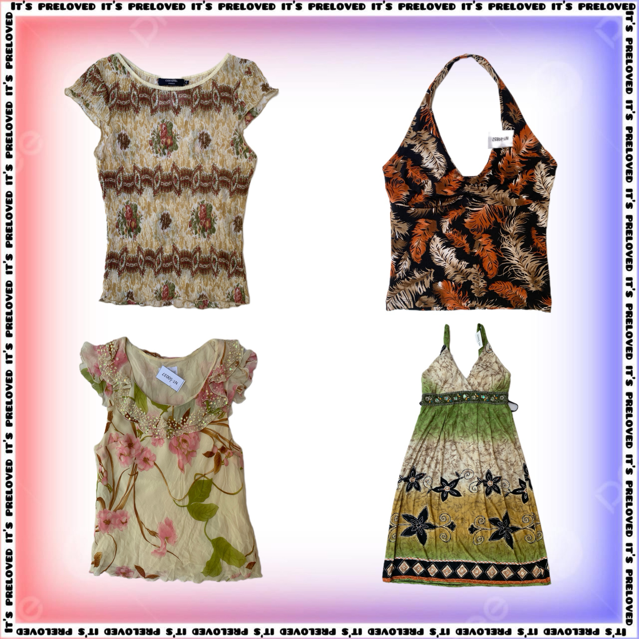 Floral Maximalist Set - Top, Dresses,Skirts, (SS-2..