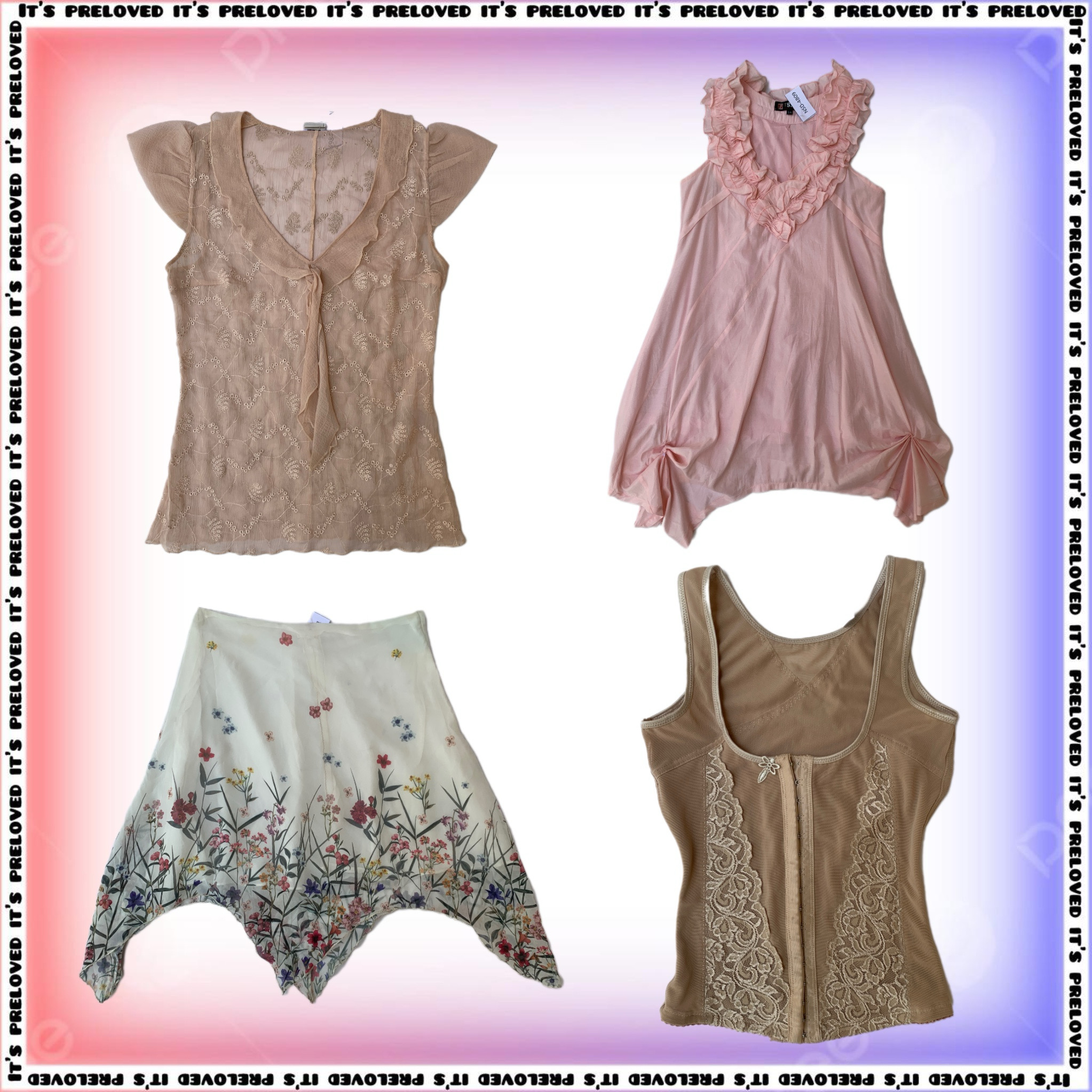 Spring Runway Set - tops, dresses, skirts (SS-2089..