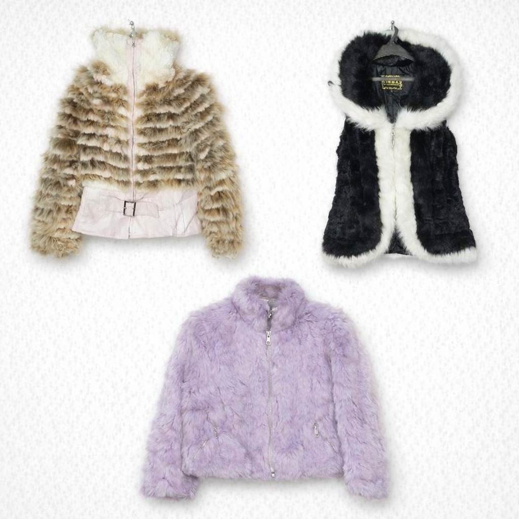 Vintage Fur Jackets & Fur Vests – Y2K Style