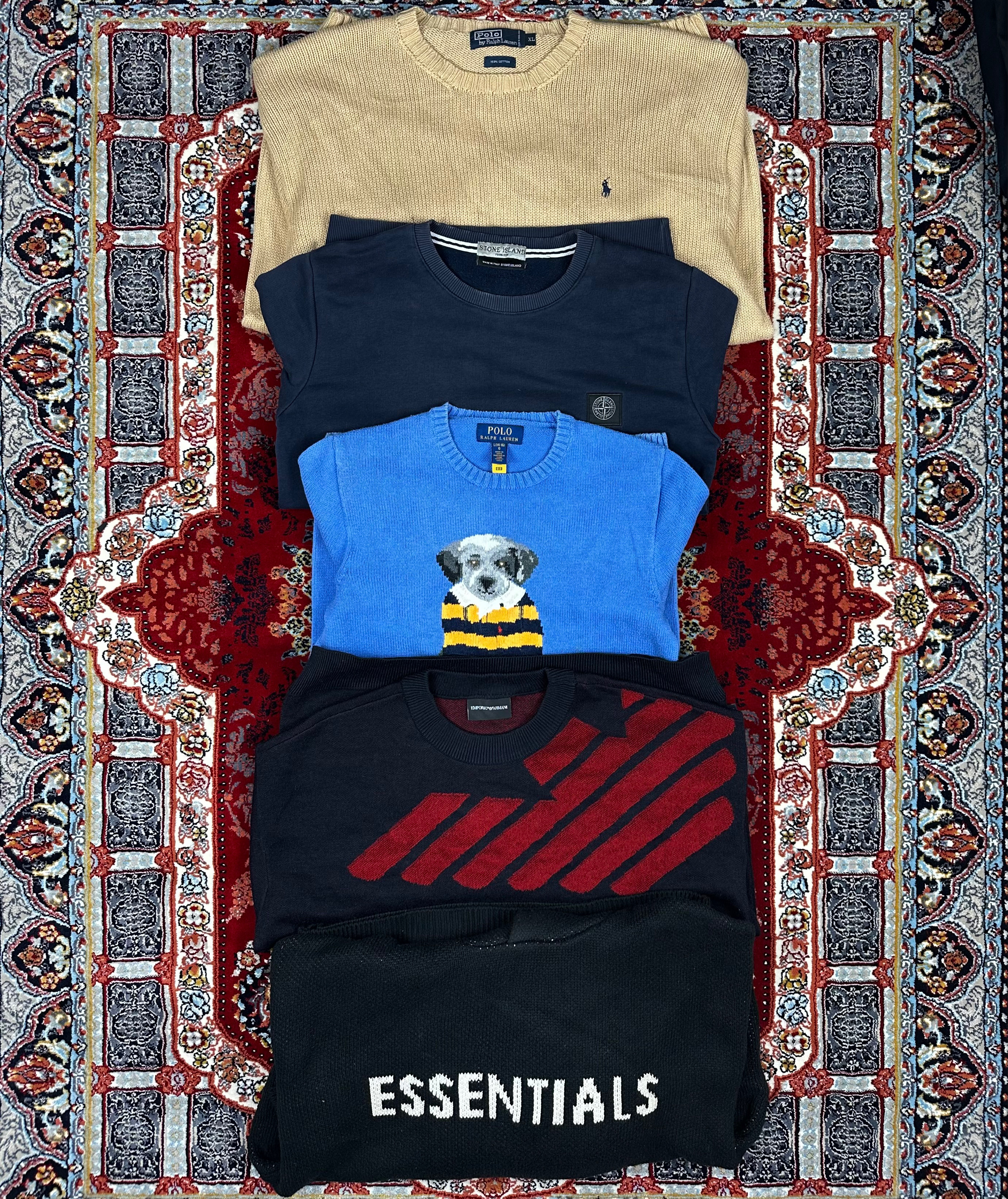 Men’s mix Sweater Jumper Sweatshirt 5 Pieces