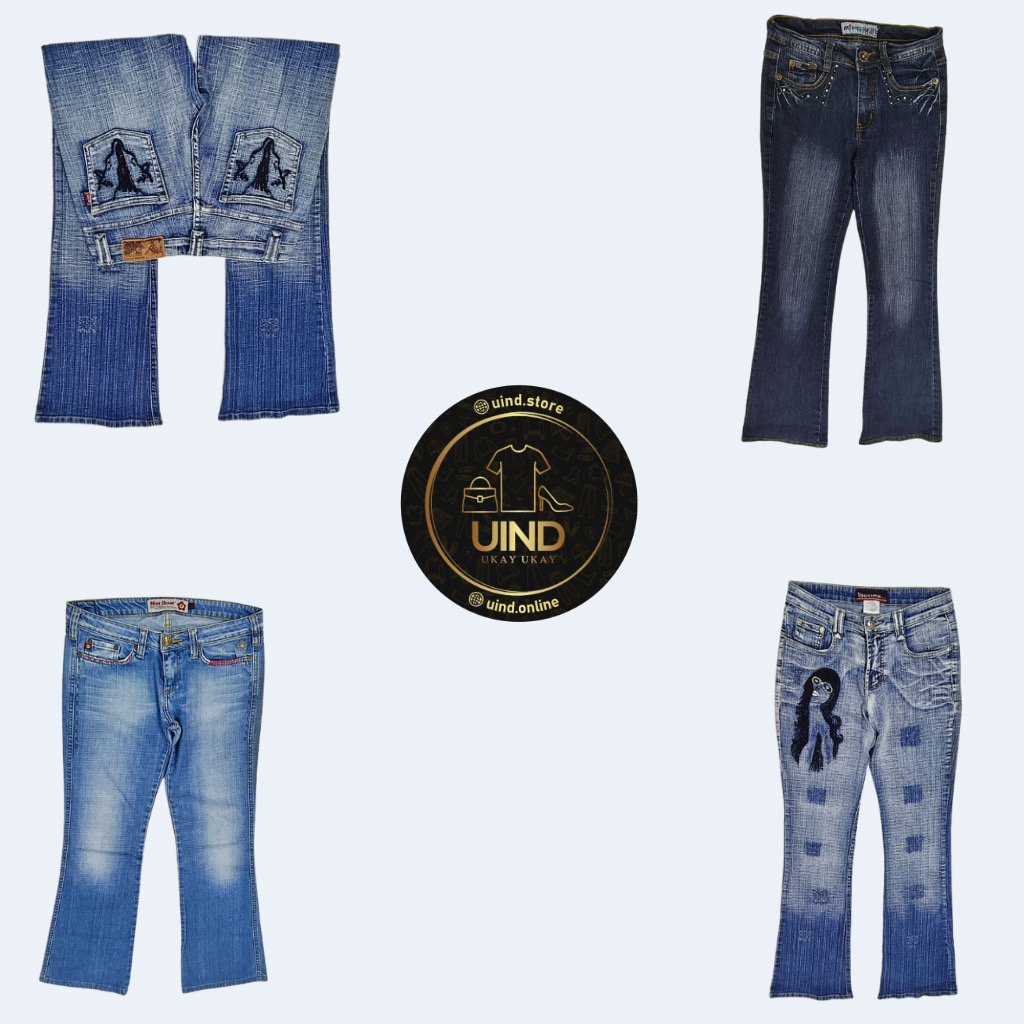 Y2K Hippie Era Flared & Bootcut Jeans