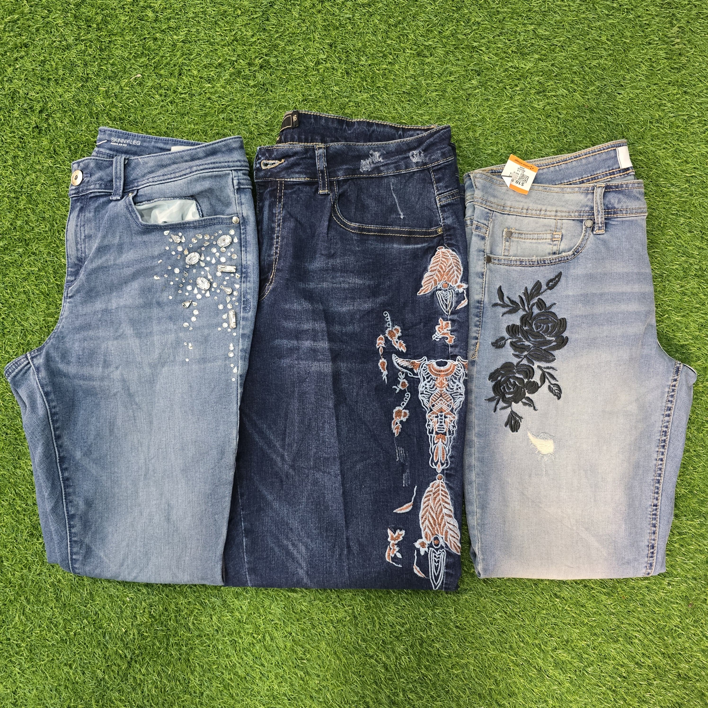 AV-1186 Y2K Style Jeans