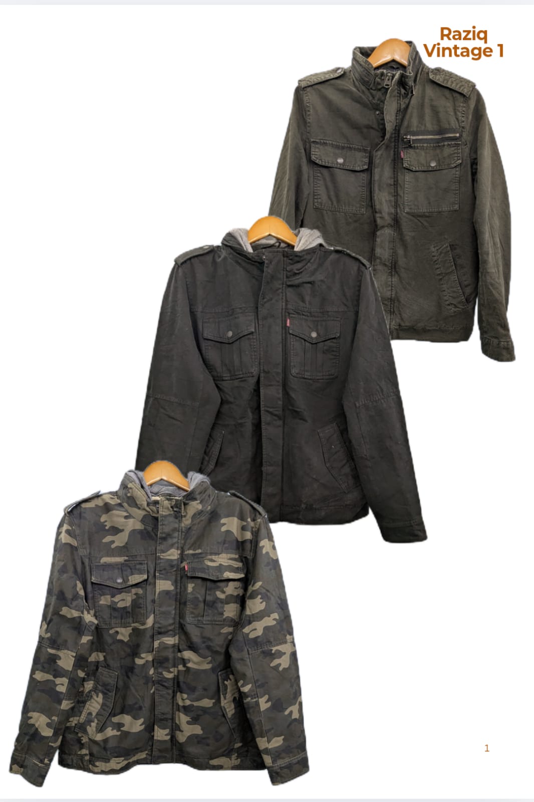 RV2444 Levi's Zipper Jackets