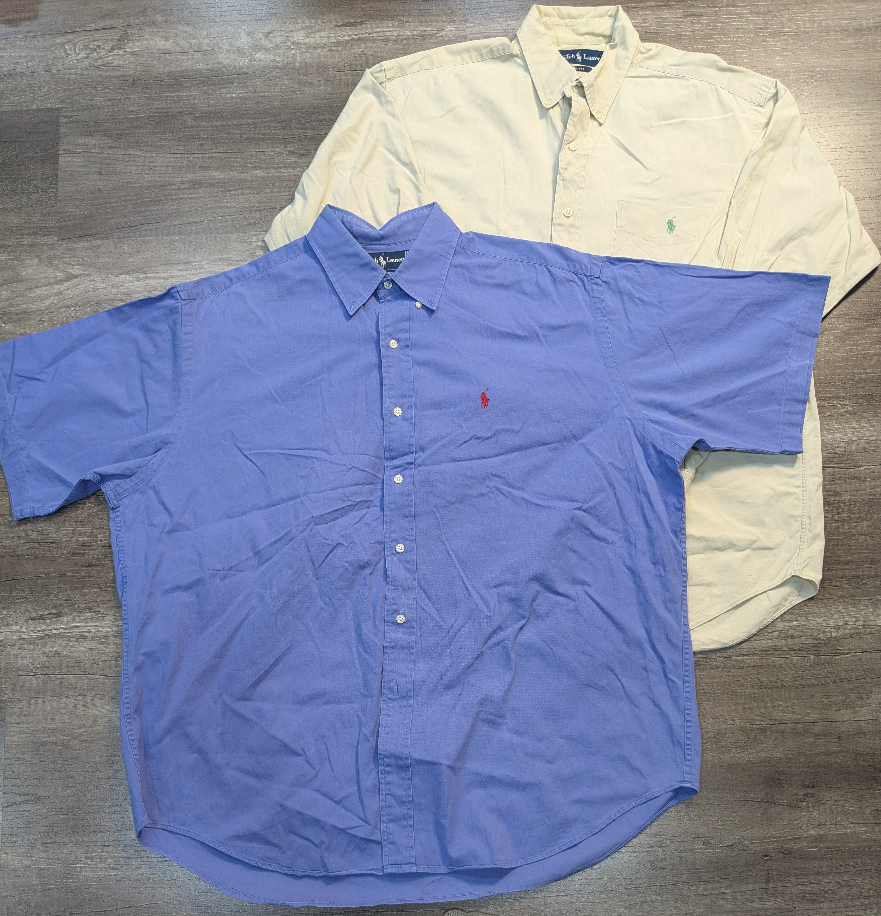 4279 - Ralph Lauren Hemd mit halben und vollen Ärm..