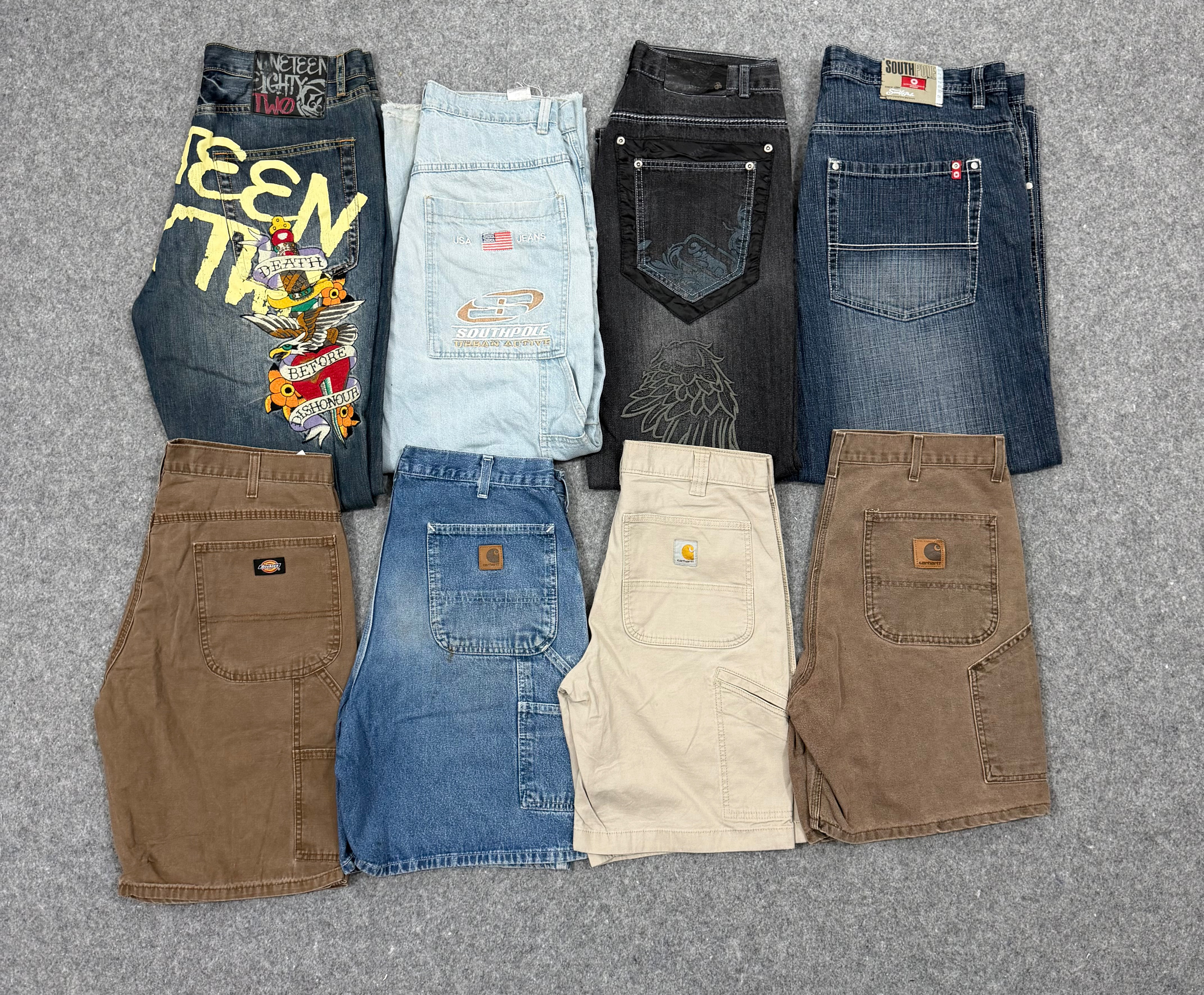 Carhartt/Dickies Shorts and Hip Hop Jeans Bundle