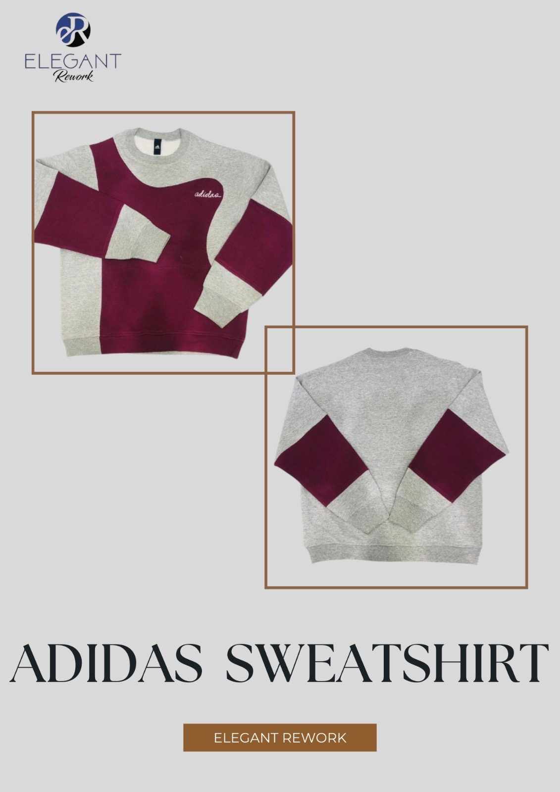UPCYCLED Adidas Sweatshirts - EVR0207